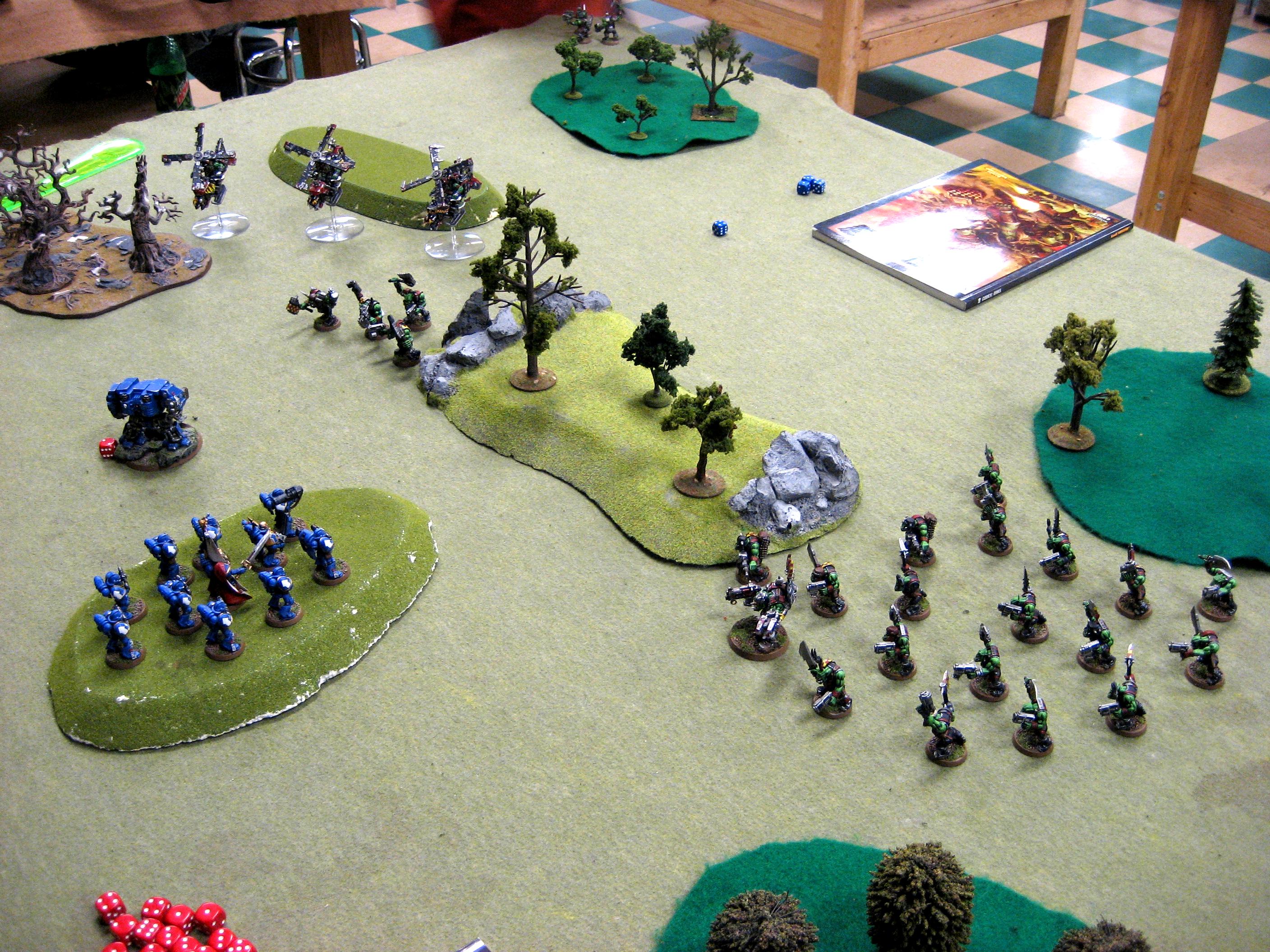 Assault On Black Reach, Battle Report, Orks, Space Marines, Ultramarines
