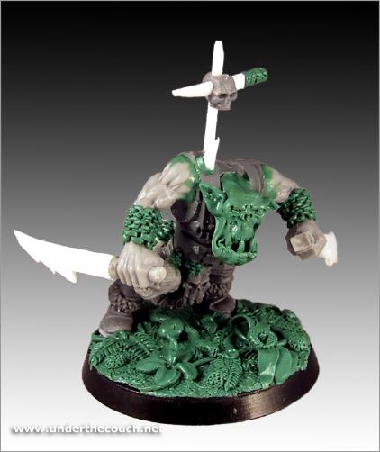 Boss, Conversion, Greenstuff, Kommando, Nob, Orks, Putty, Sculpted, Snikrot