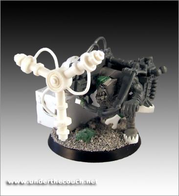 Big Mek, Conversion, Mekboy, Orks, Plasticard, Sag, Shokk Attack Gun