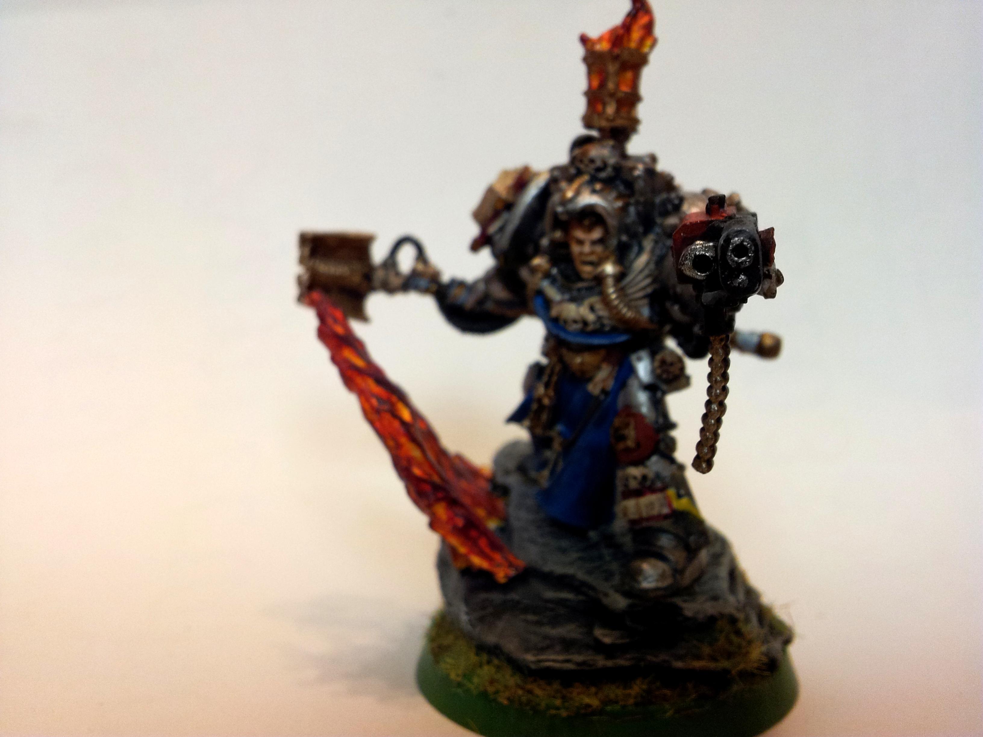 Fire, Flames, Grey Knights, Librarian, Terminator Armor, Warhammer 40,000