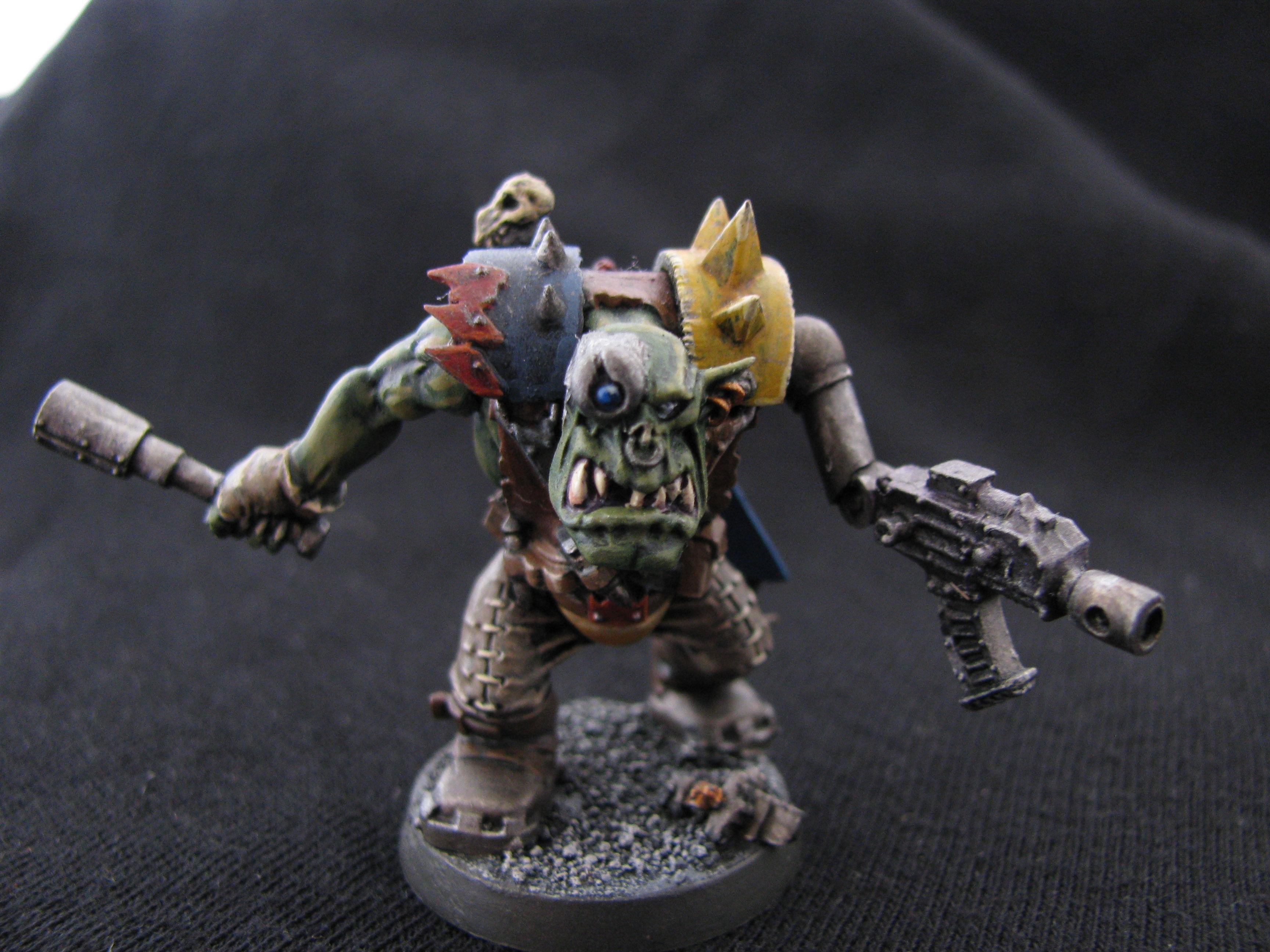 Conversion, Cyborks, Nob, Orks, Warhammer 40,000