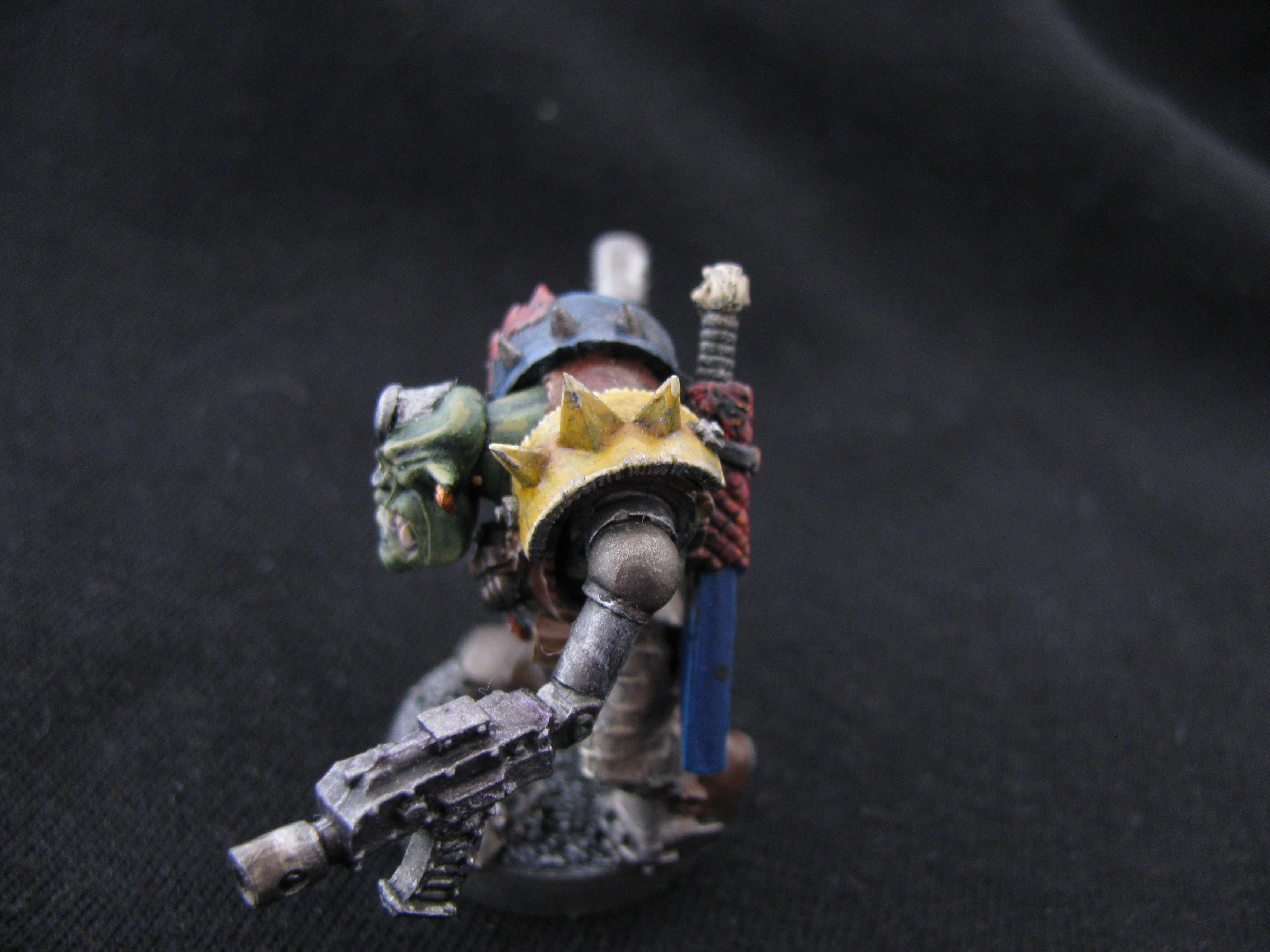 Conversion, Cyborks, Nob, Orks, Warhammer 40,000