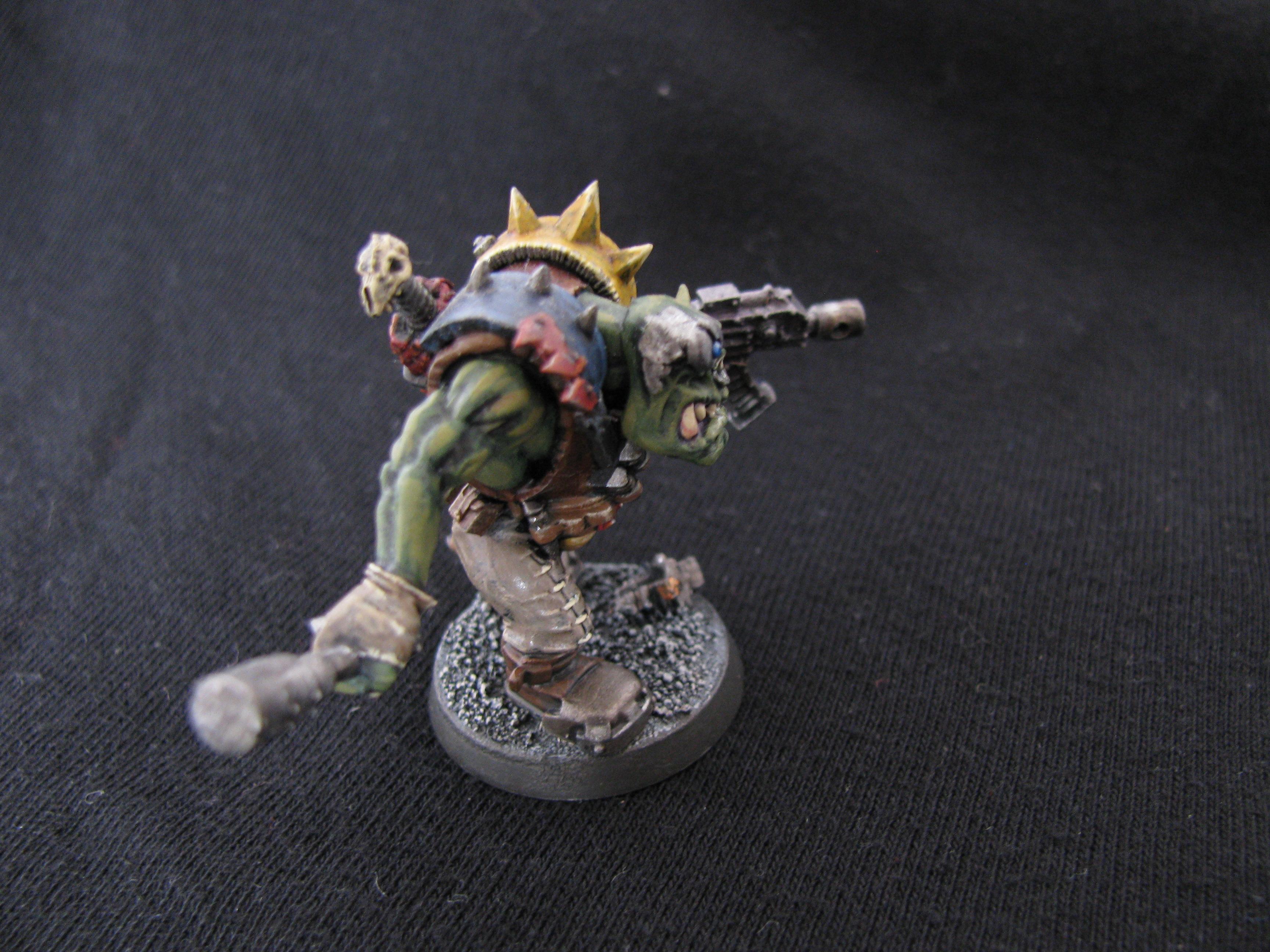 Conversion, Cyborks, Nob, Orks, Warhammer 40,000