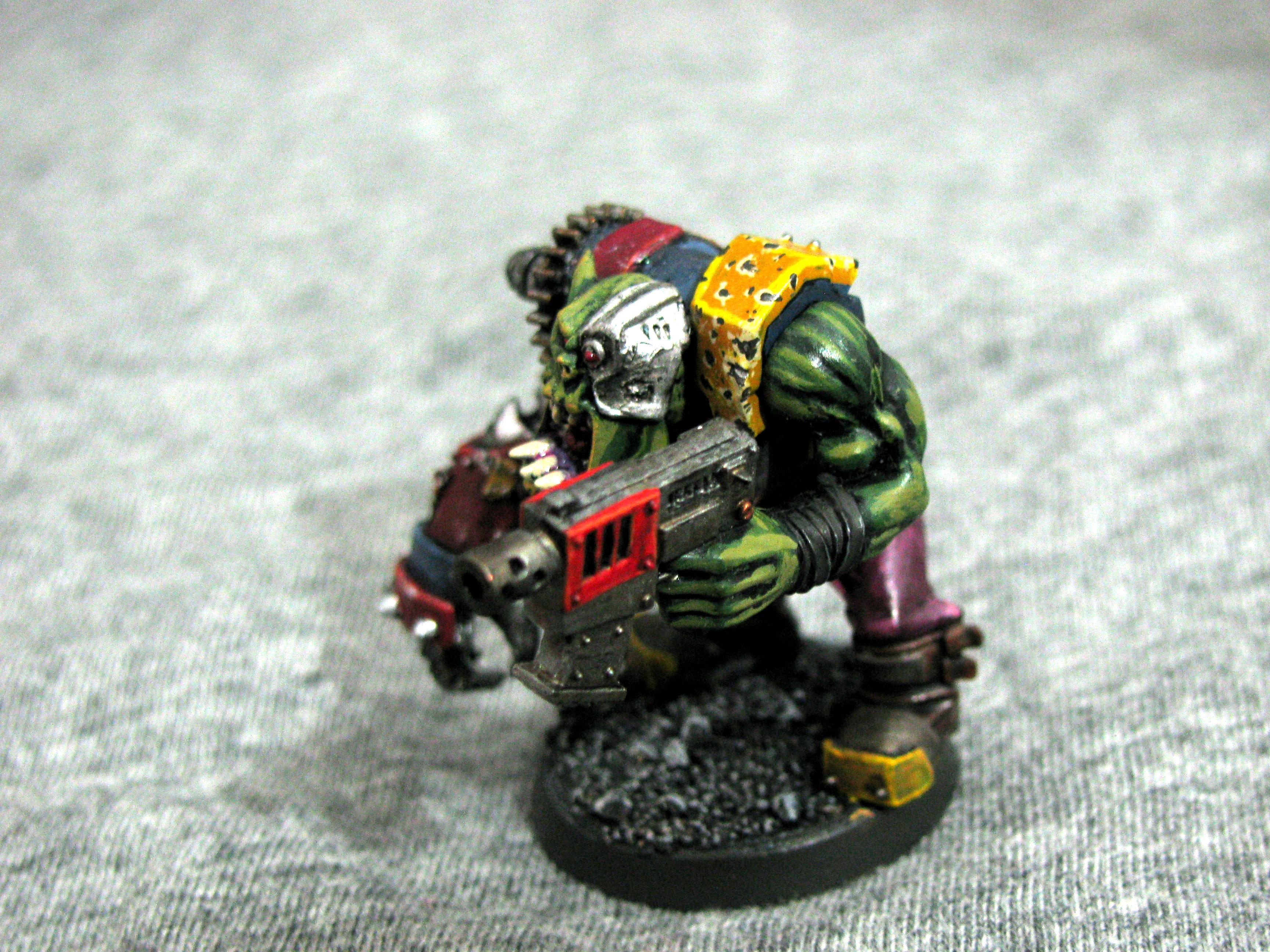 Conversion, Cyborks, Nob, Orks, Warhammer 40,000