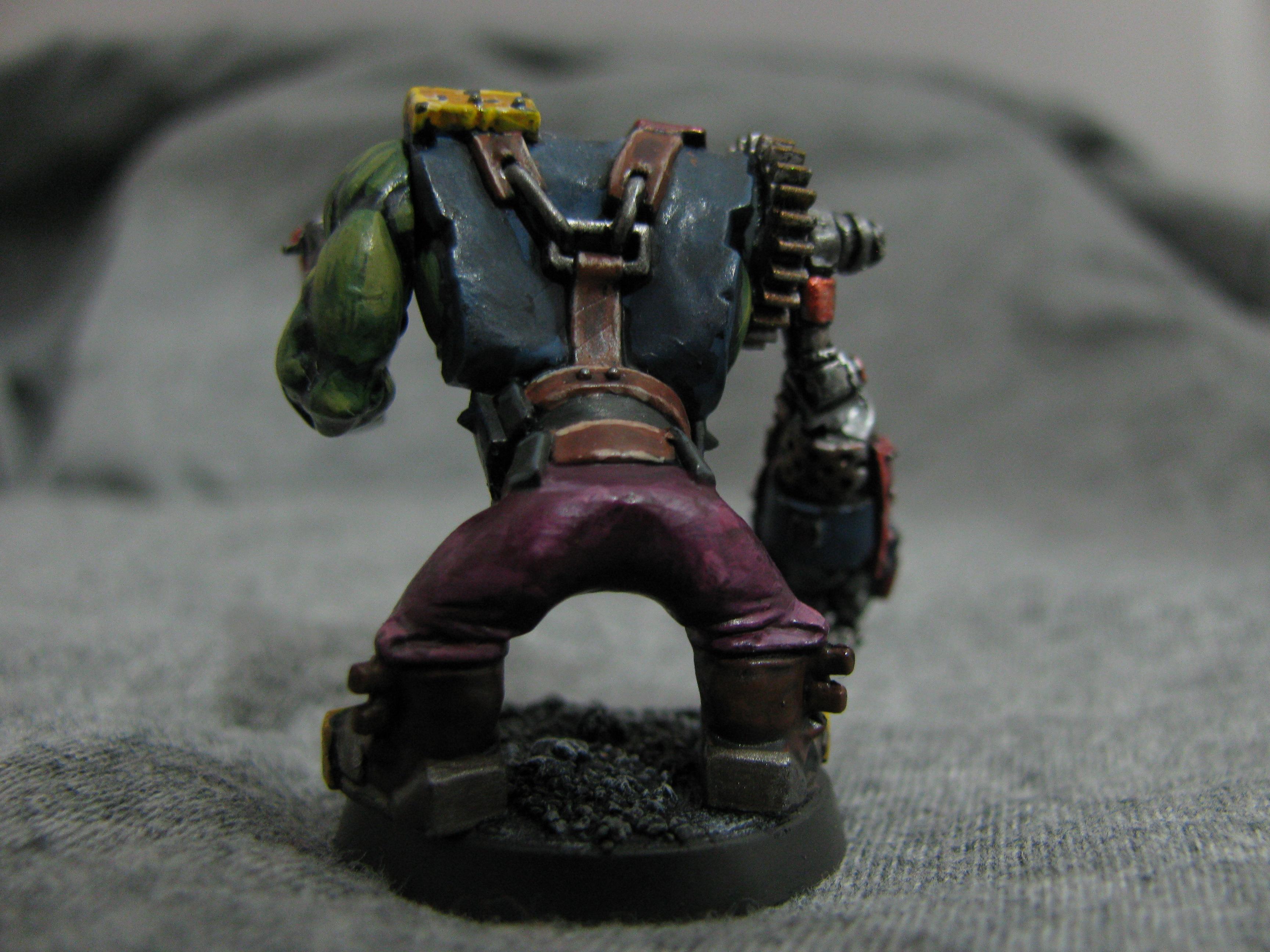 Conversion, Cyborks, Nob, Orks, Warhammer 40,000