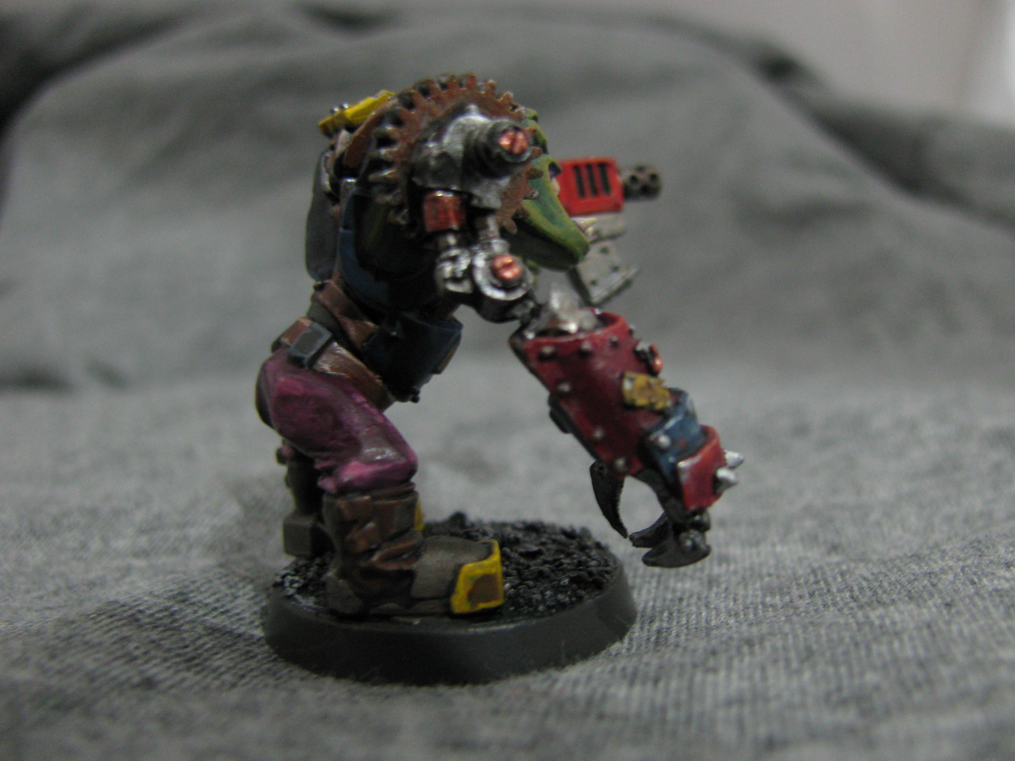 Conversion, Cyborks, Nob, Orks, Warhammer 40,000