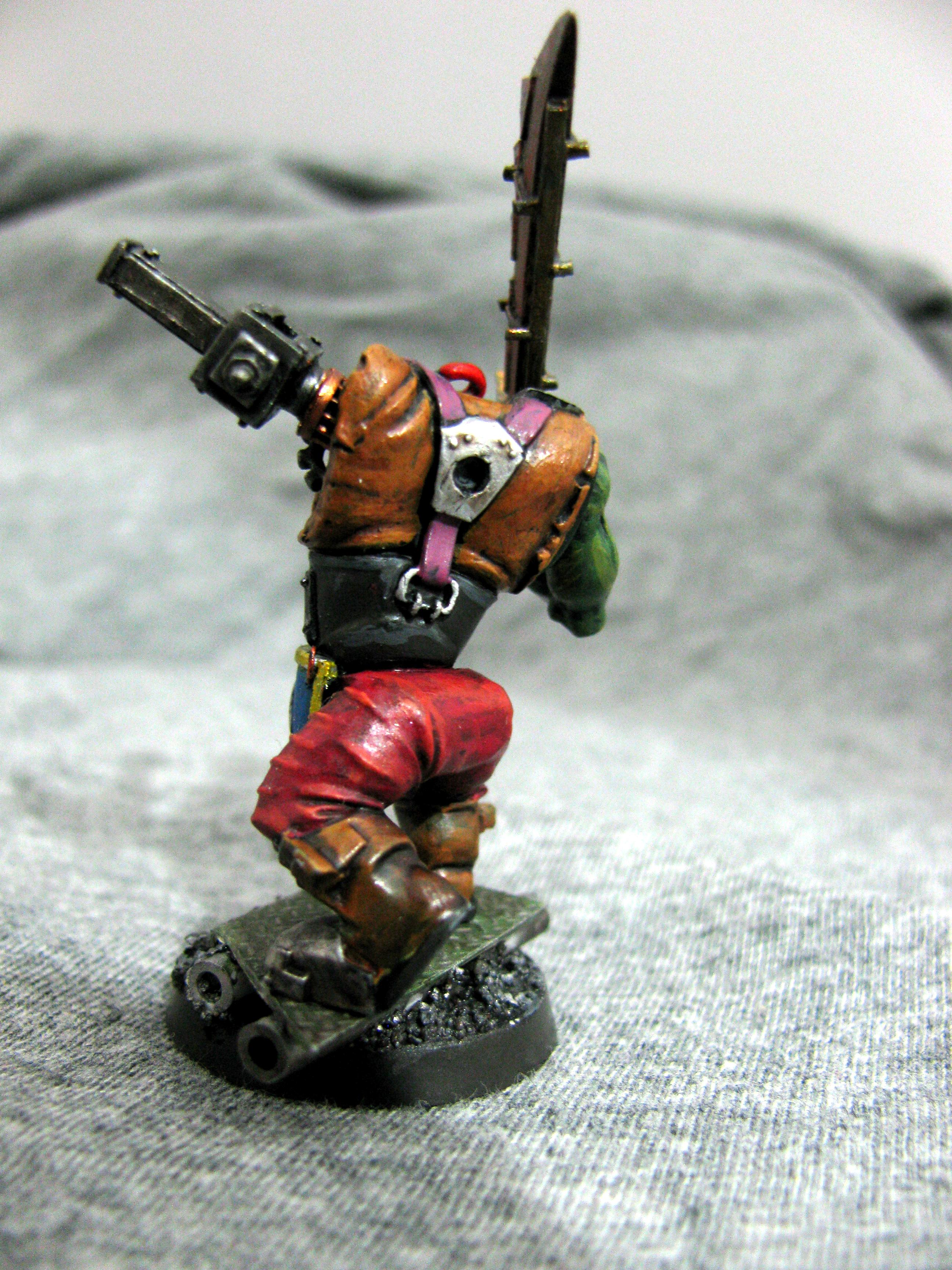 Conversion, Cyborks, Nob, Orks, Warhammer 40,000