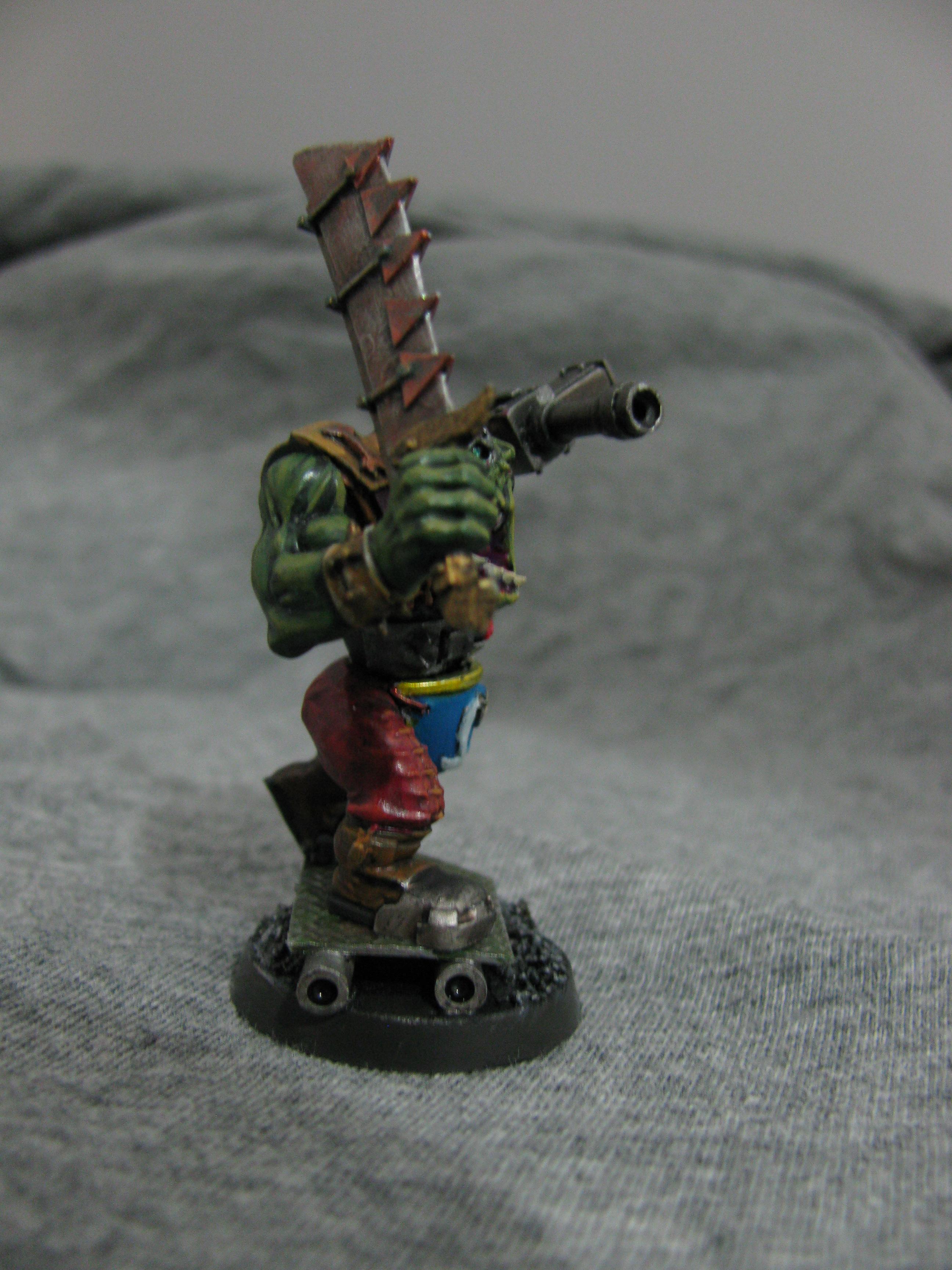 Conversion, Cyborks, Nob, Orks, Warhammer 40,000