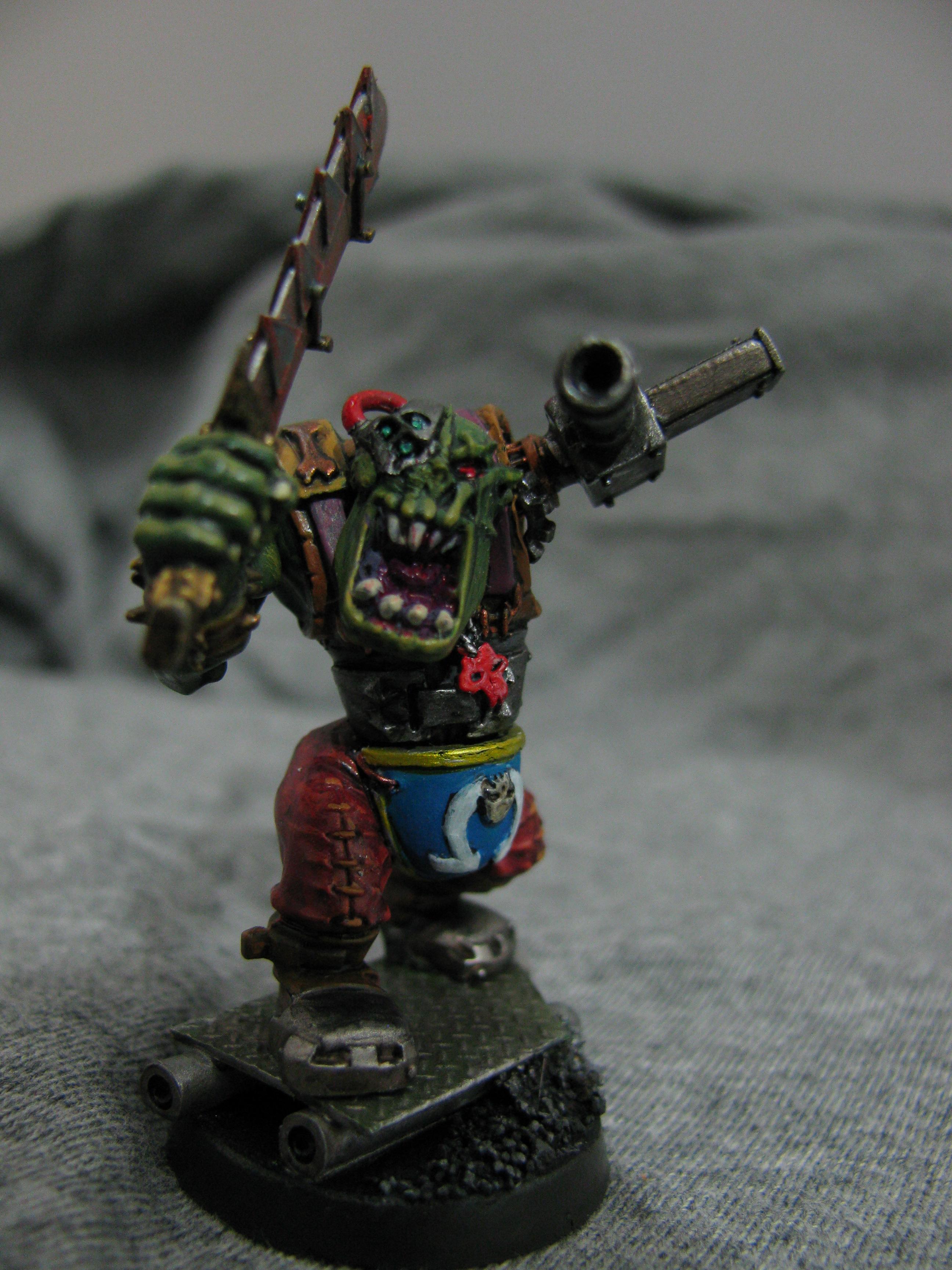 Conversion, Cyborks, Nob, Orks, Warhammer 40,000