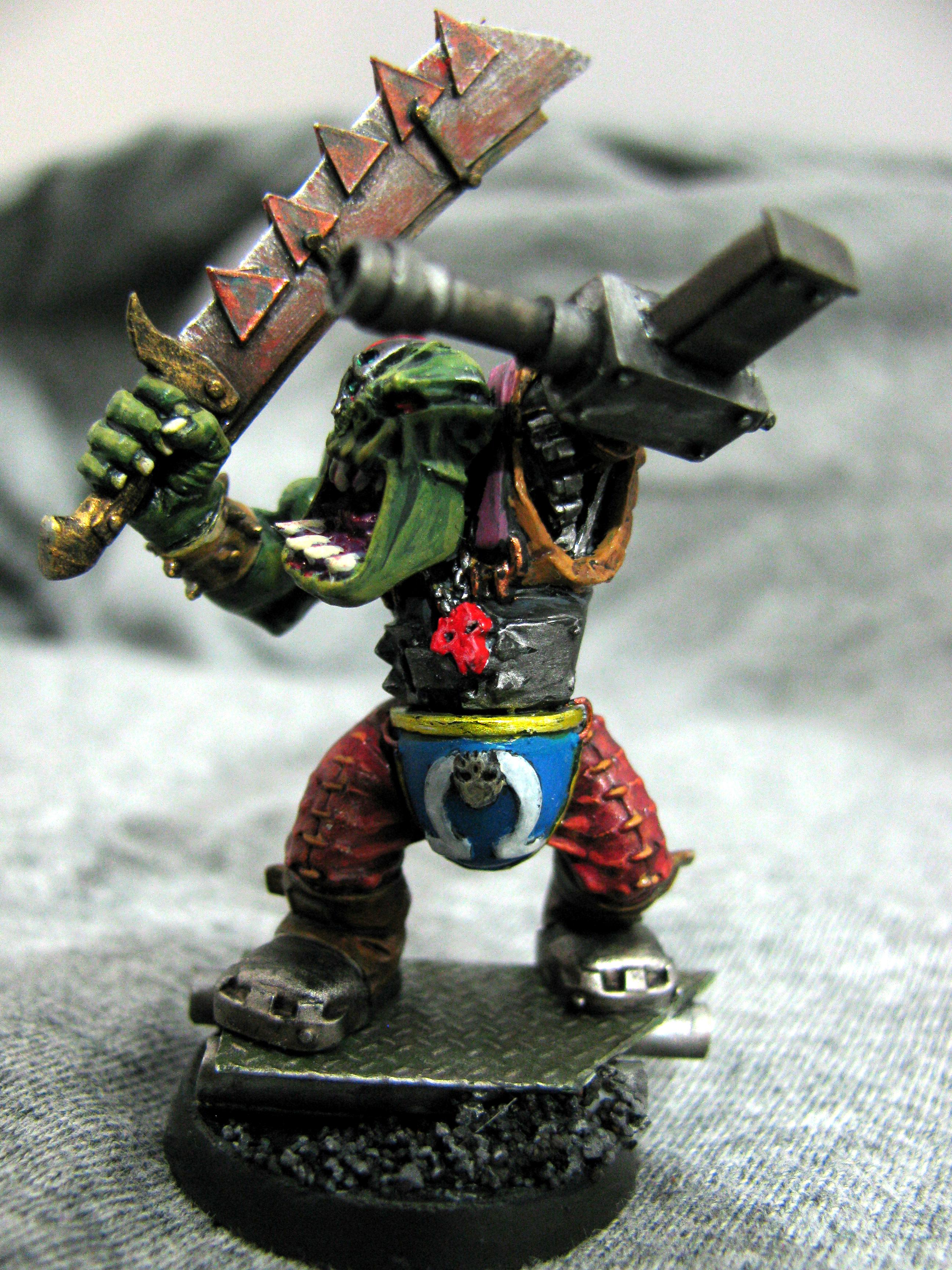 Conversion, Cyborks, Marine Abuse, Nob, Orks, Warhammer 40,000