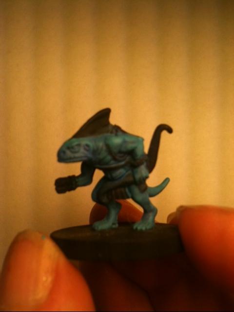 Lizardmen, Skinks, Lizardmen Skink - WIP