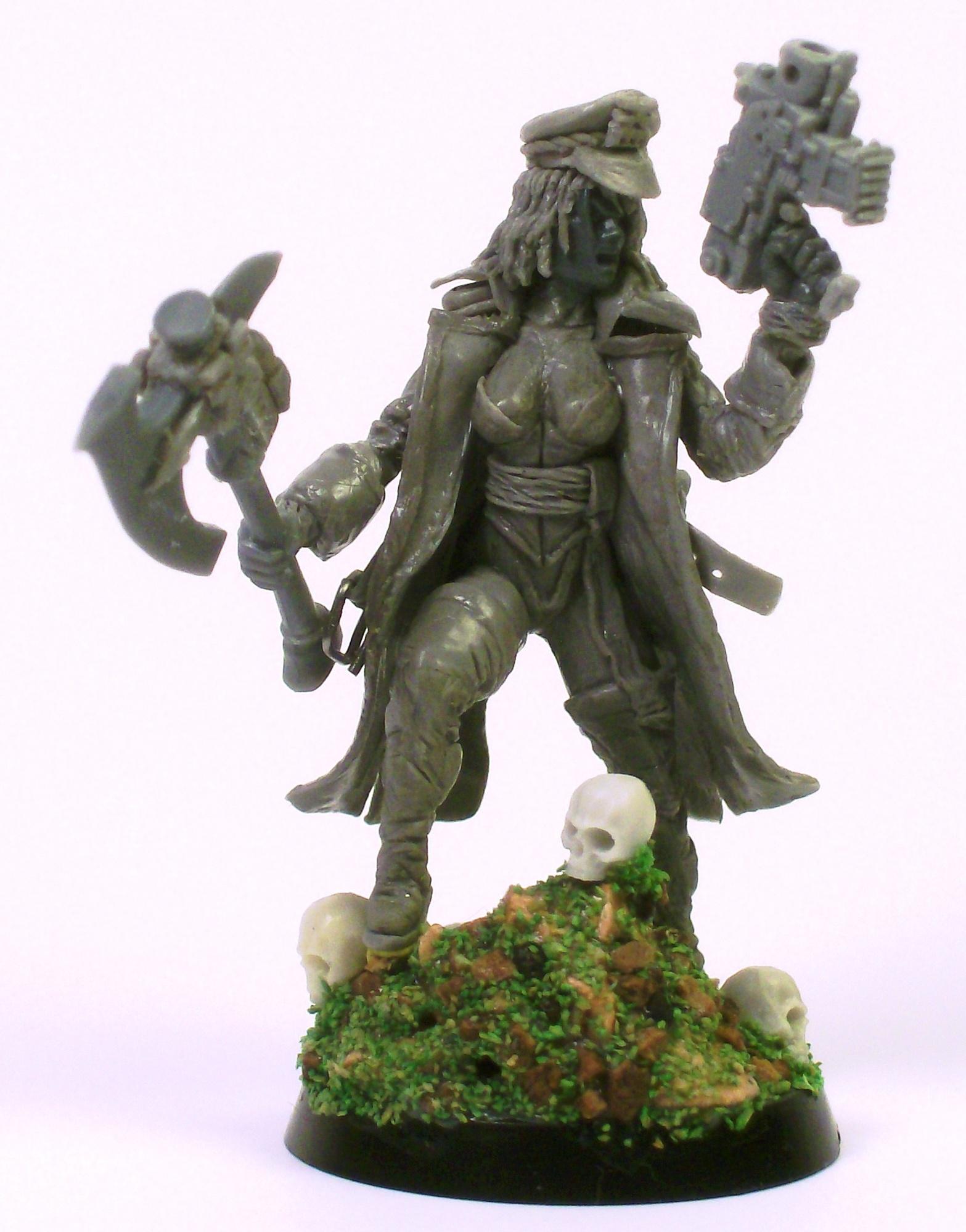 Chaos, Commissar, Female, Female Commissar, Guard, Imperial Guard, Khorne