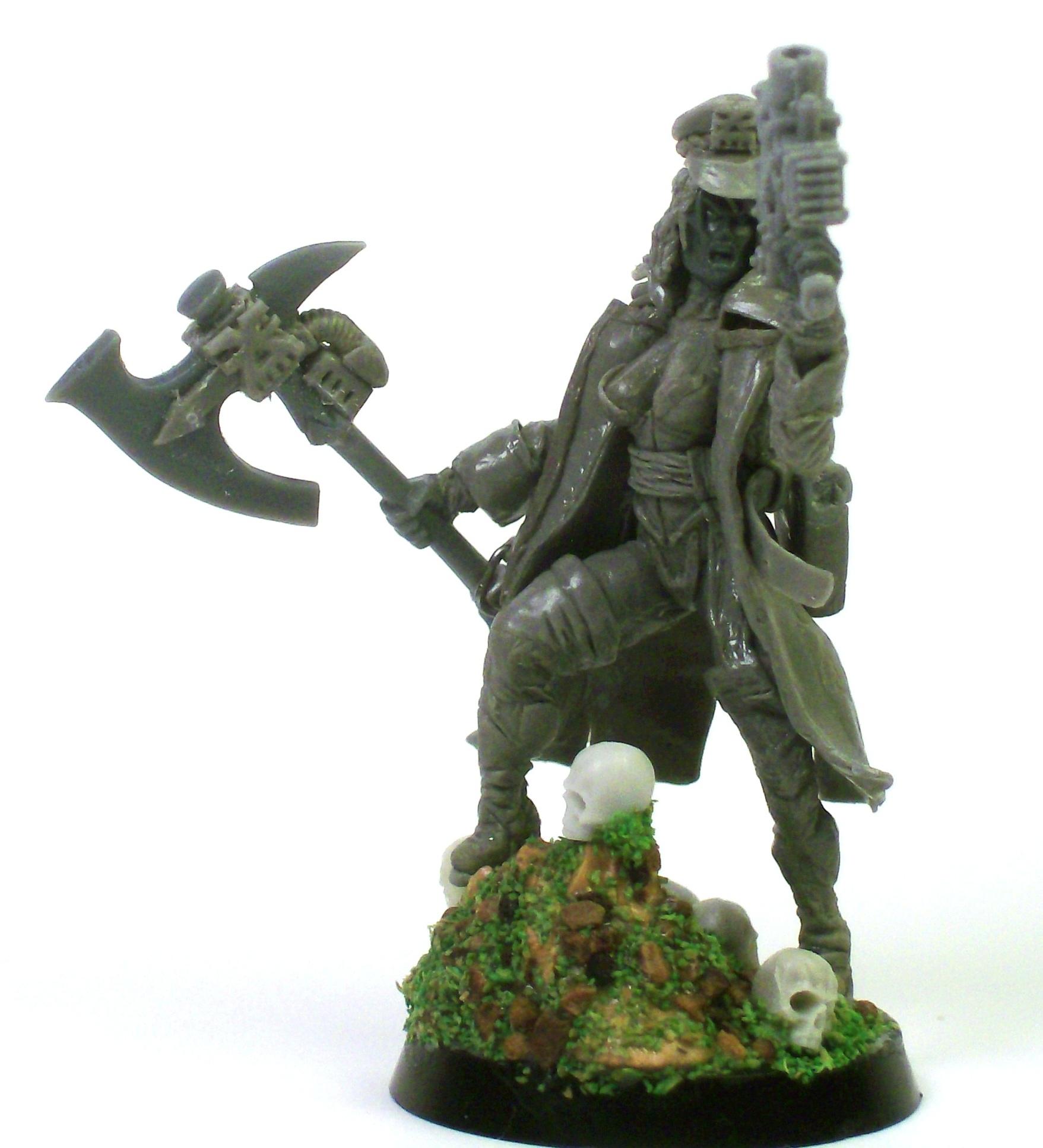 Chaos, Commissar, Female, Female Commissar, Guard, Imperial Guard, Khorne