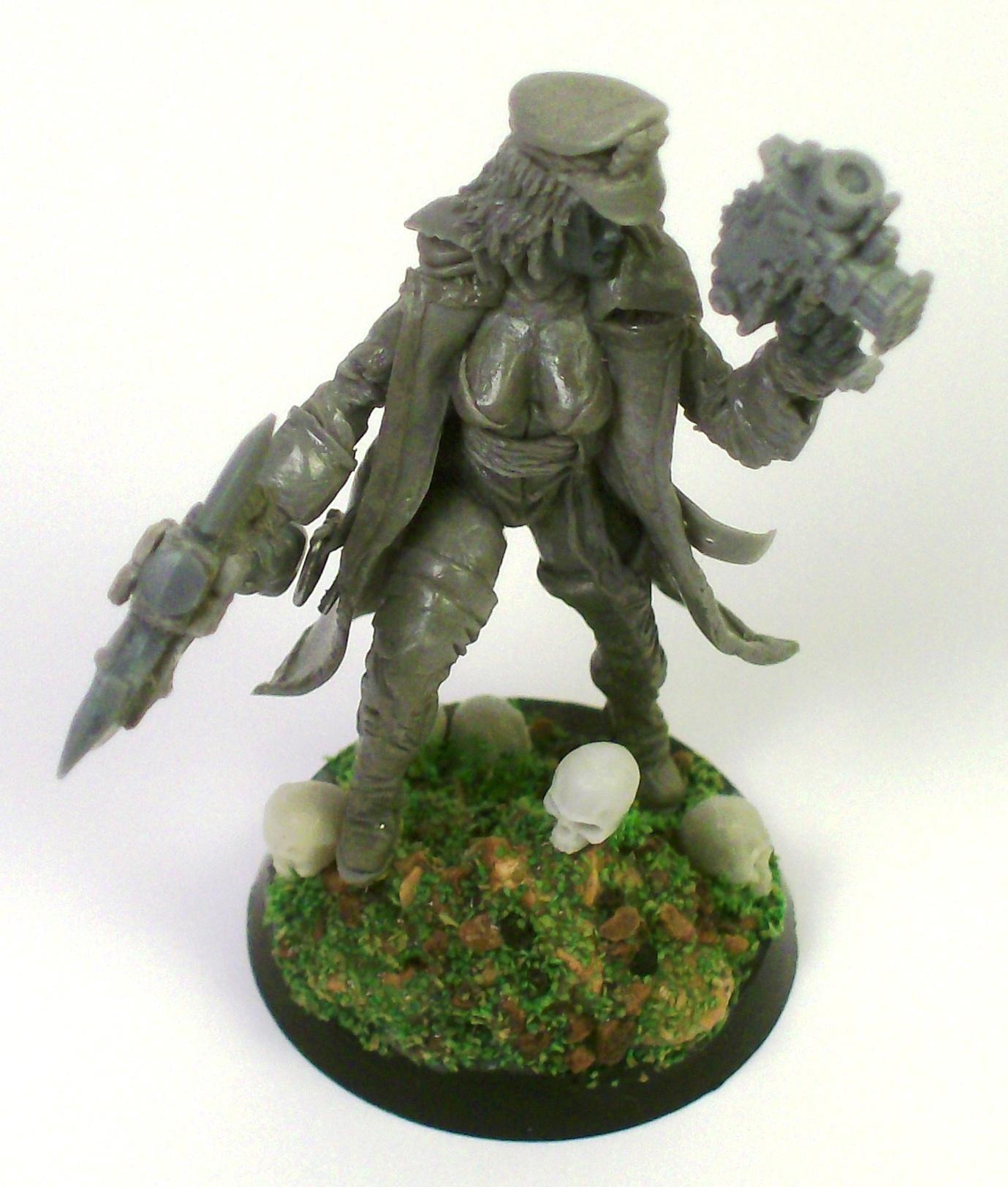 Chaos, Commissar, Female, Female Commissar, Guard, Imperial Guard, Khorne
