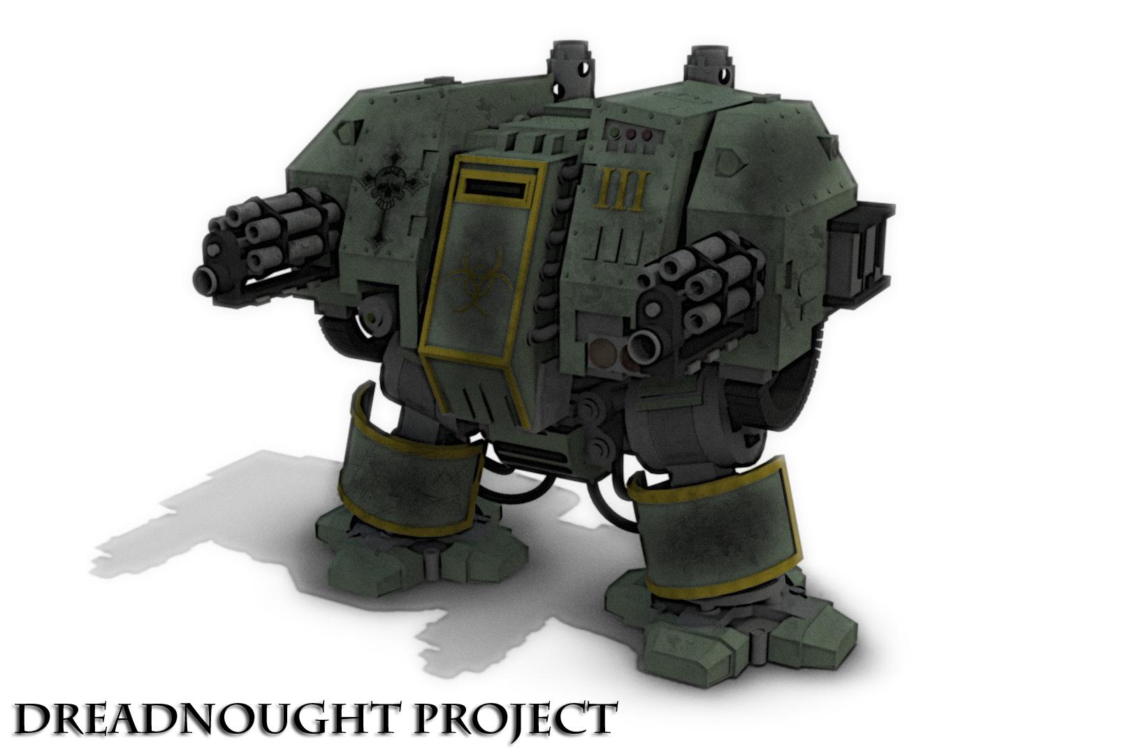 3dcg, Dreadnought, Rendered