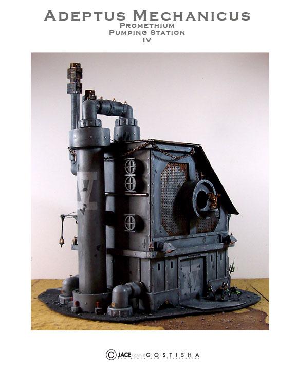 Adeptus Mechanicus, Forge World, Pumping Station, Terrain, Warhammer 40,000
