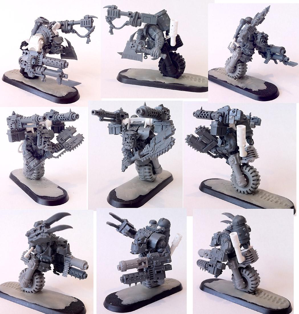 Big Mek, Custom, Cyborks, Kustom, Orks, Painboss, Painboy, Warbike, Warbikers