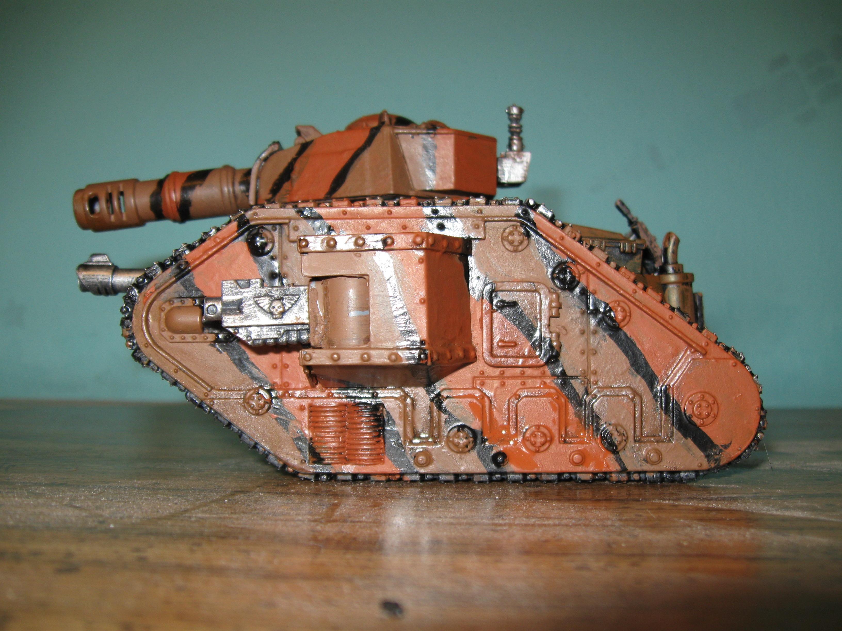 Brown, Camouflage, Custom Army, Desert, Imperial Guard, Leman Russ, Tank
