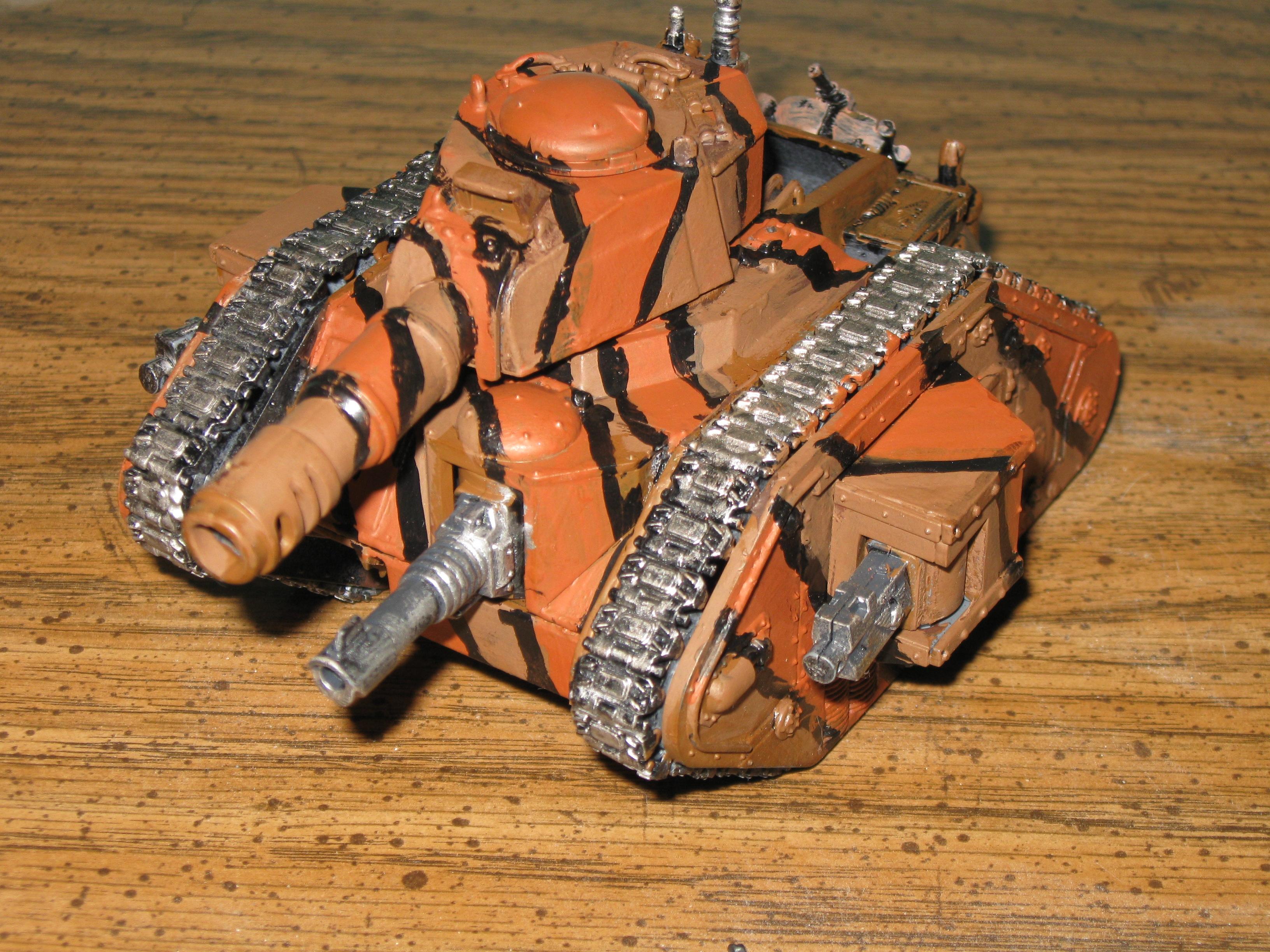 Brown, Camouflage, Custom Army, Desert, Imperial Guard, Leman Russ, Tank