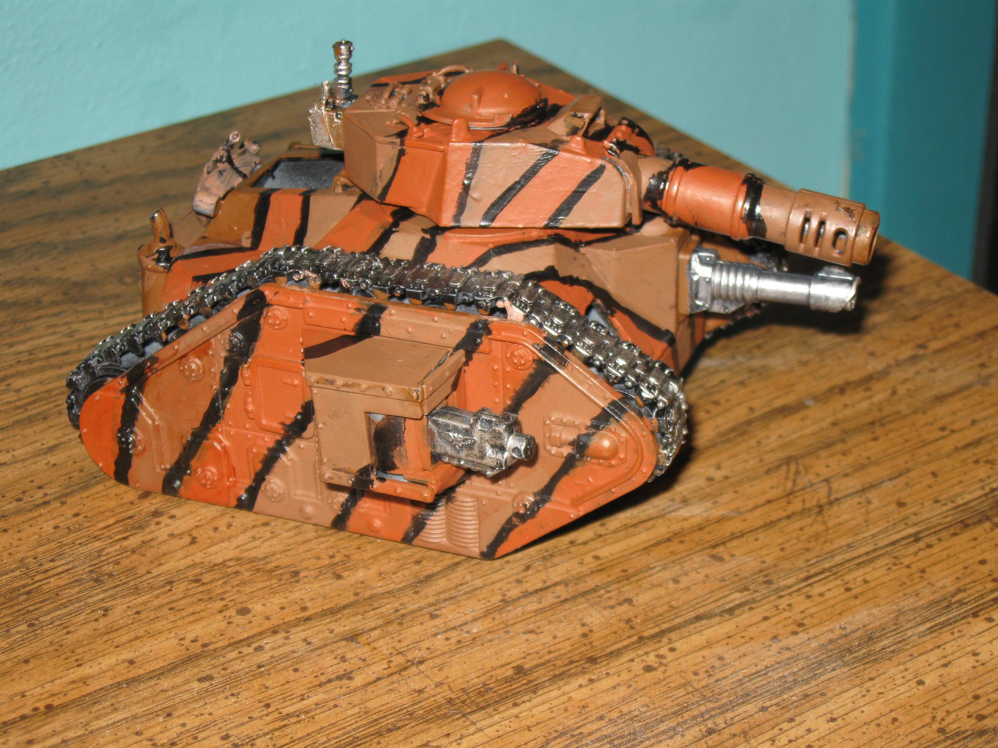 Brown, Camouflage, Custom Army, Desert, Imperial Guard, Leman Russ, Tank