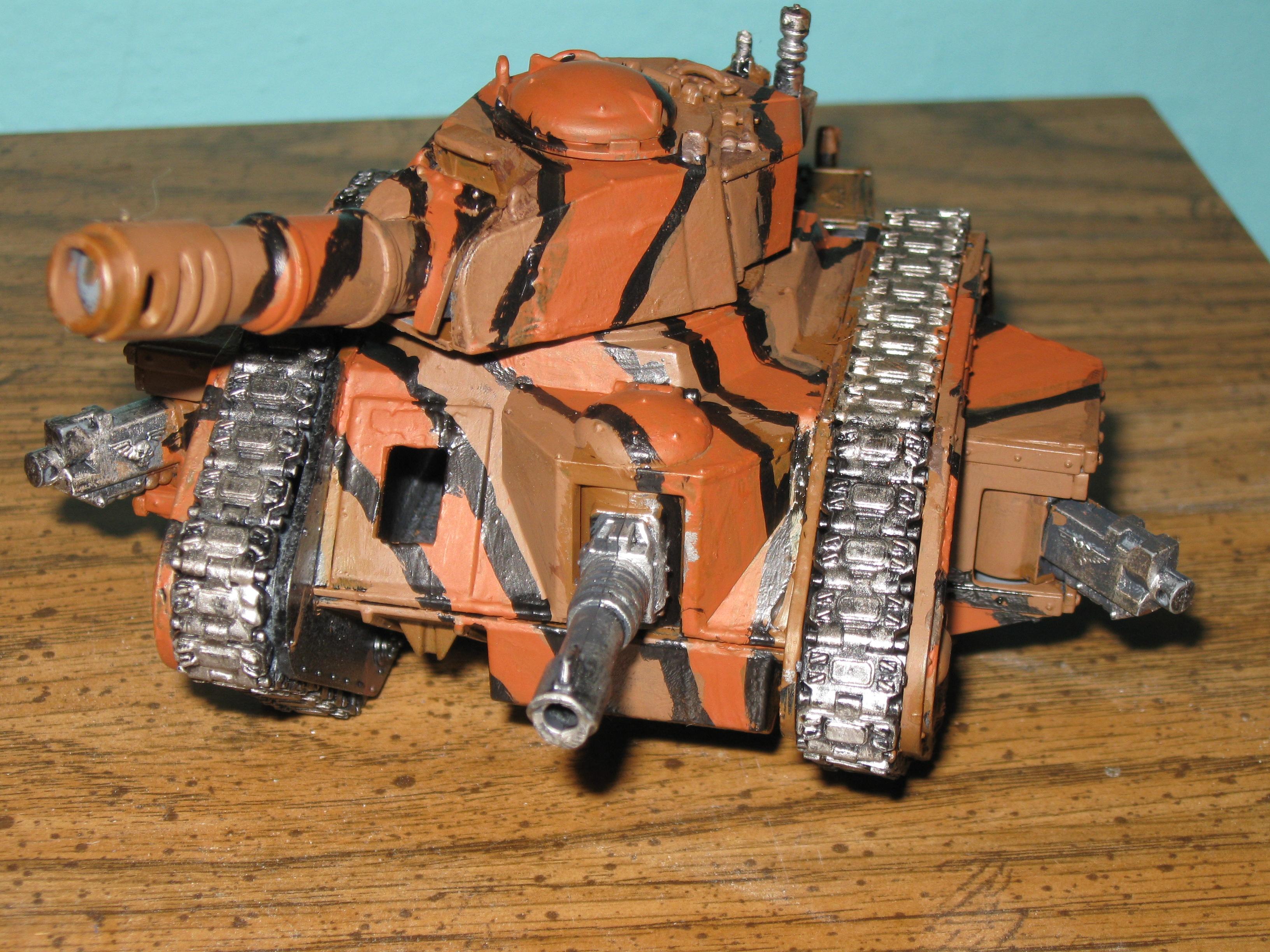 Brown, Camouflage, Custom Army, Desert, Imperial Guard, Leman Russ, Tank