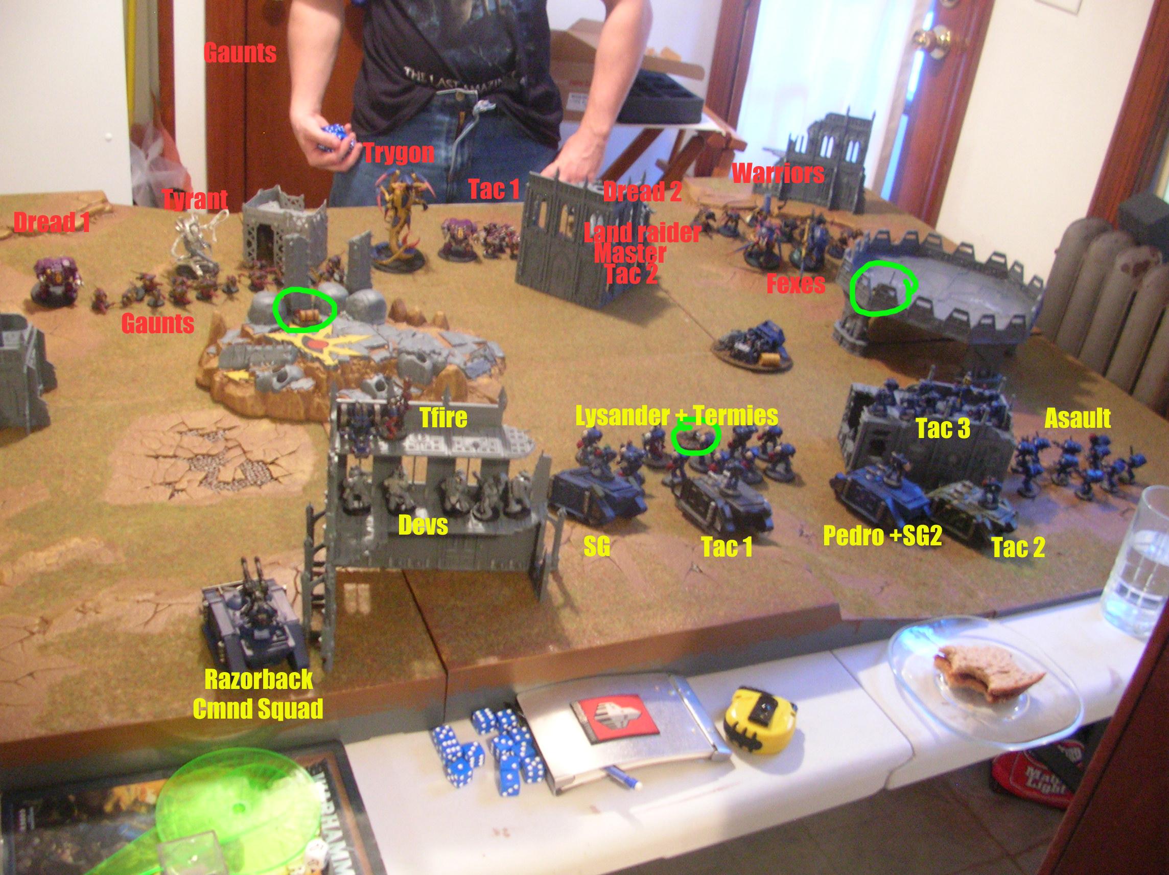 Battle Report, Crimson, Crimson Fists, Fists, Space Marines, Tyranids