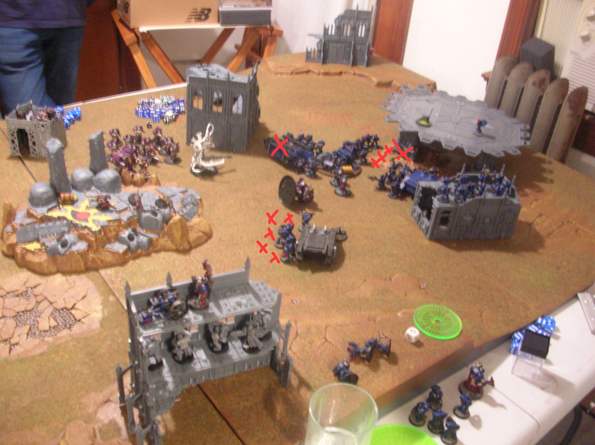 Battle Report, Crimson, Crimson Fists, Fists, Space Marines, Tyranids