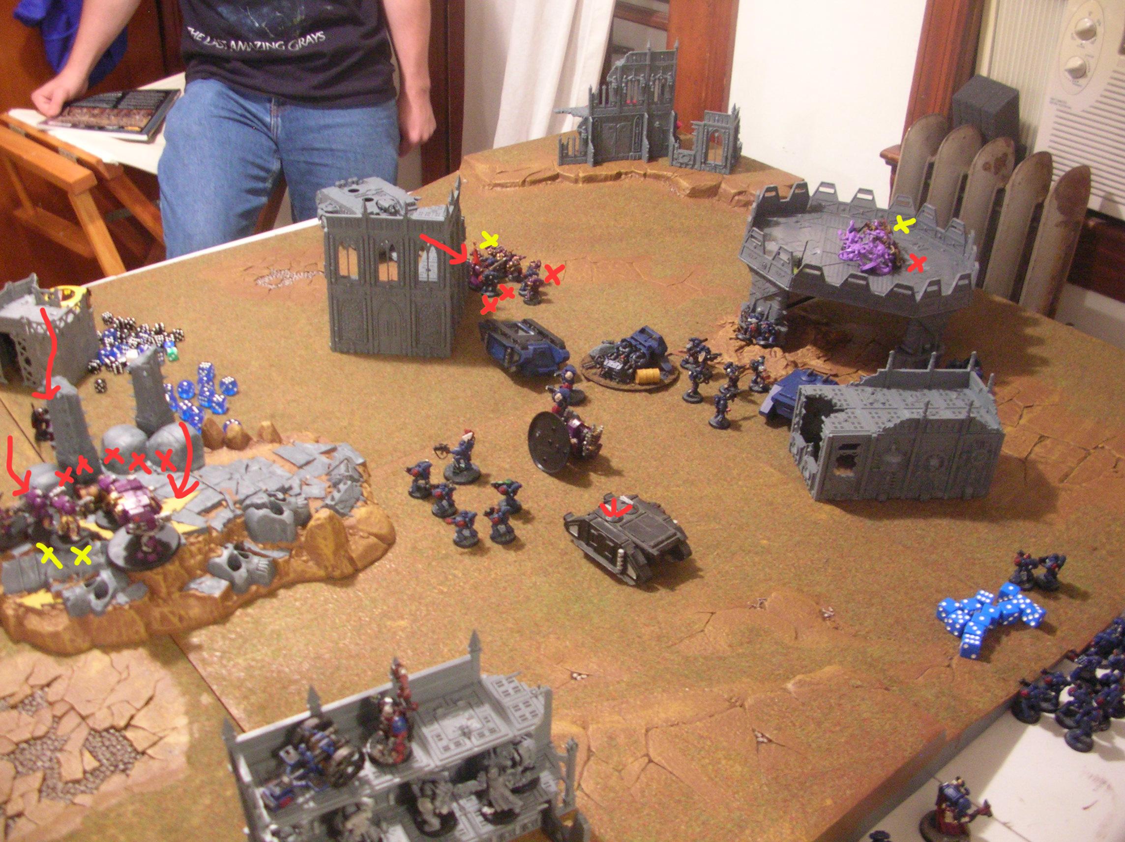 Battle Report, Crimson, Crimson Fists, Fists, Space Marines, Tyranids
