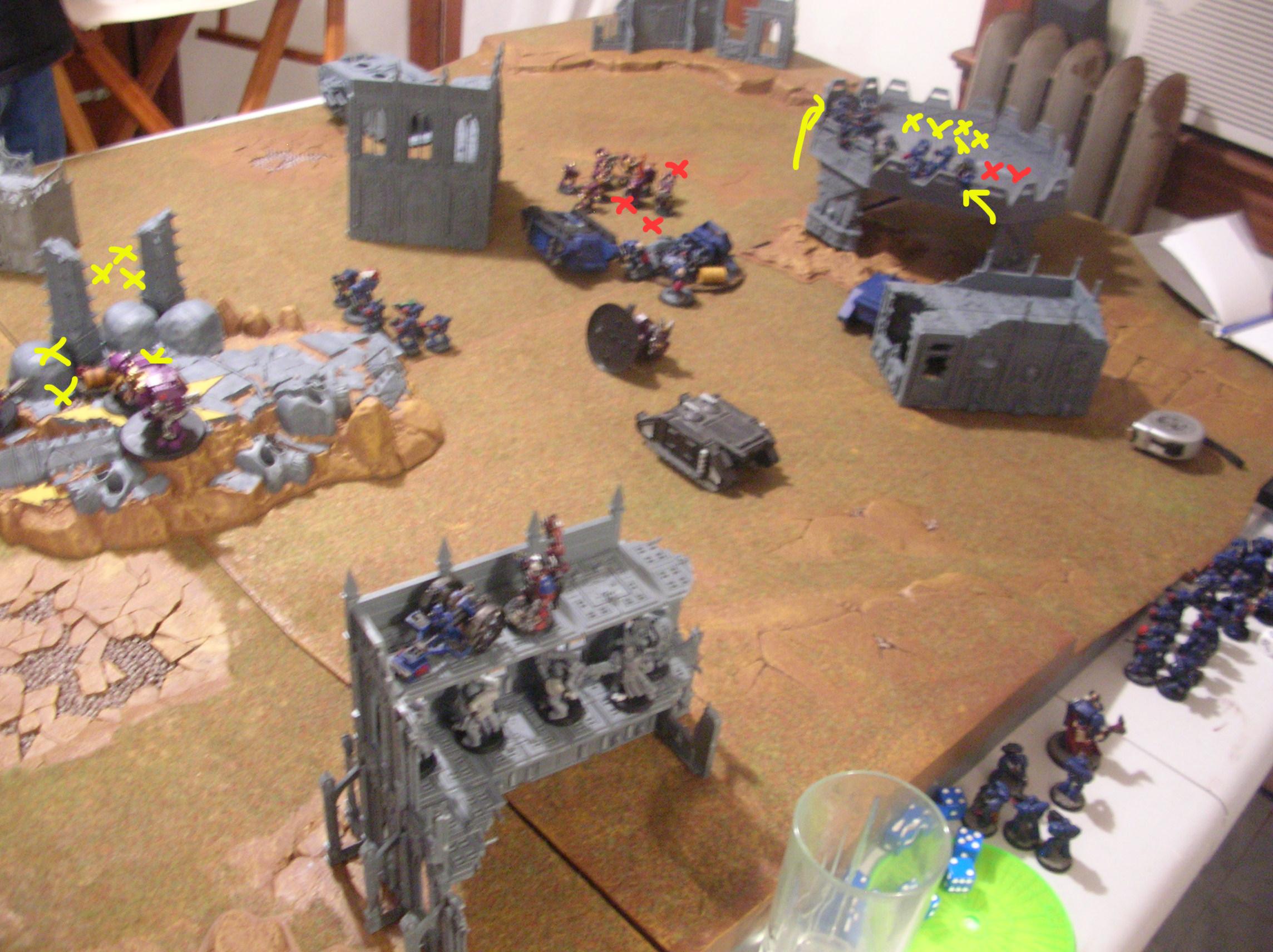 Battle Report, Crimson, Crimson Fists, Fists, Space Marines, Tyranids