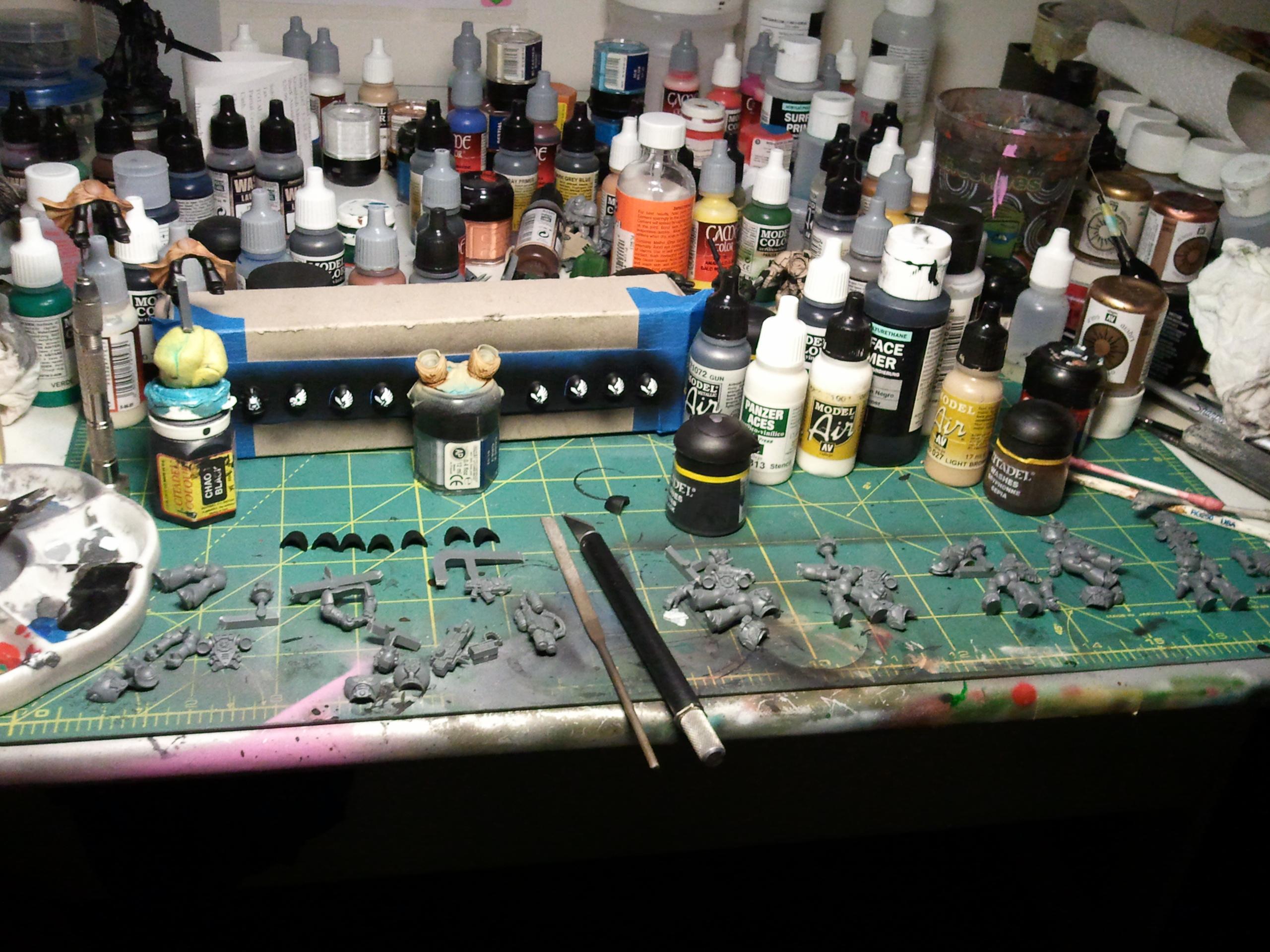 my chaotic desk