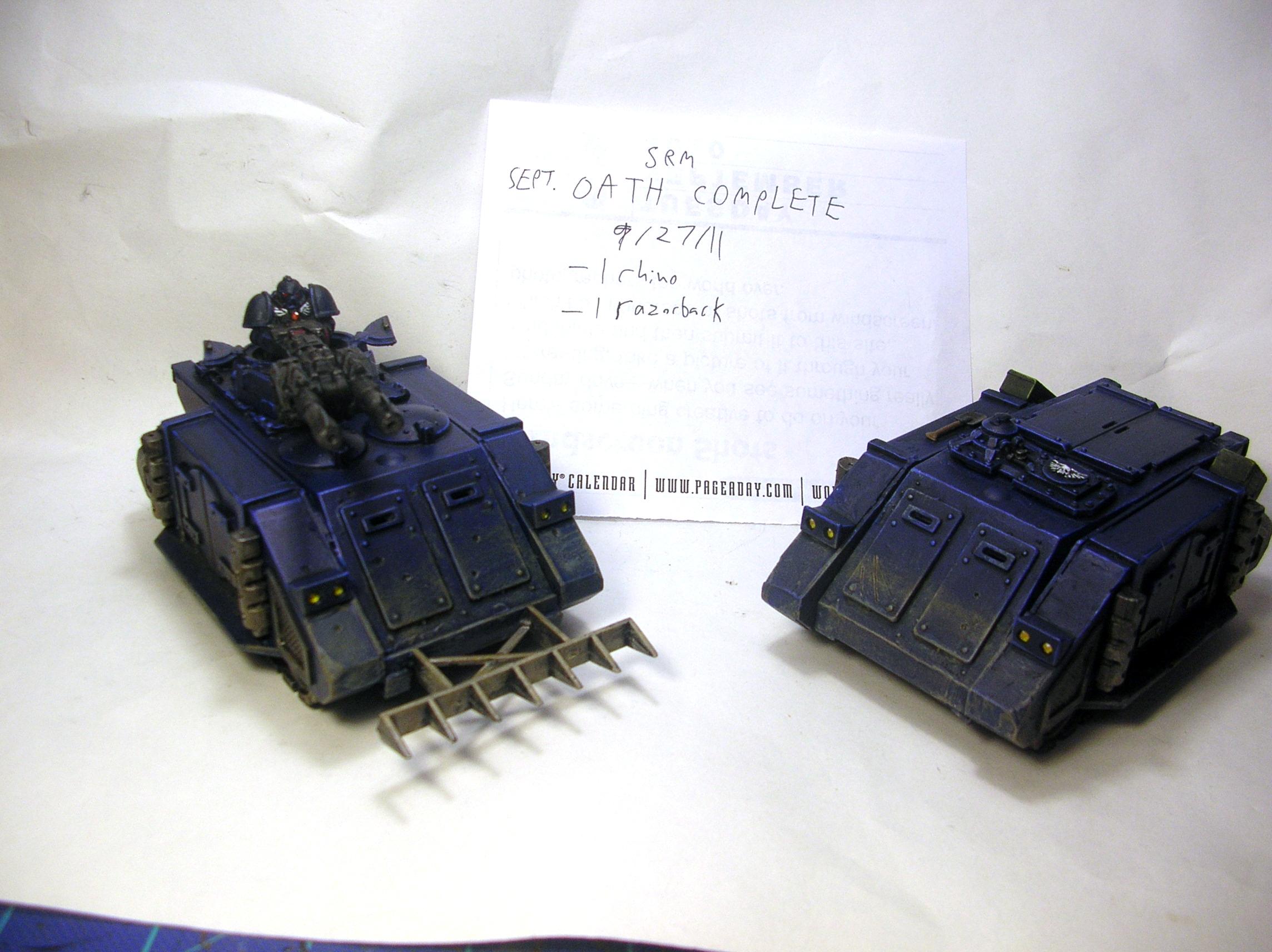 Crimson, Crimson Fists, Fists, Razorback, Rhino, Space Marines