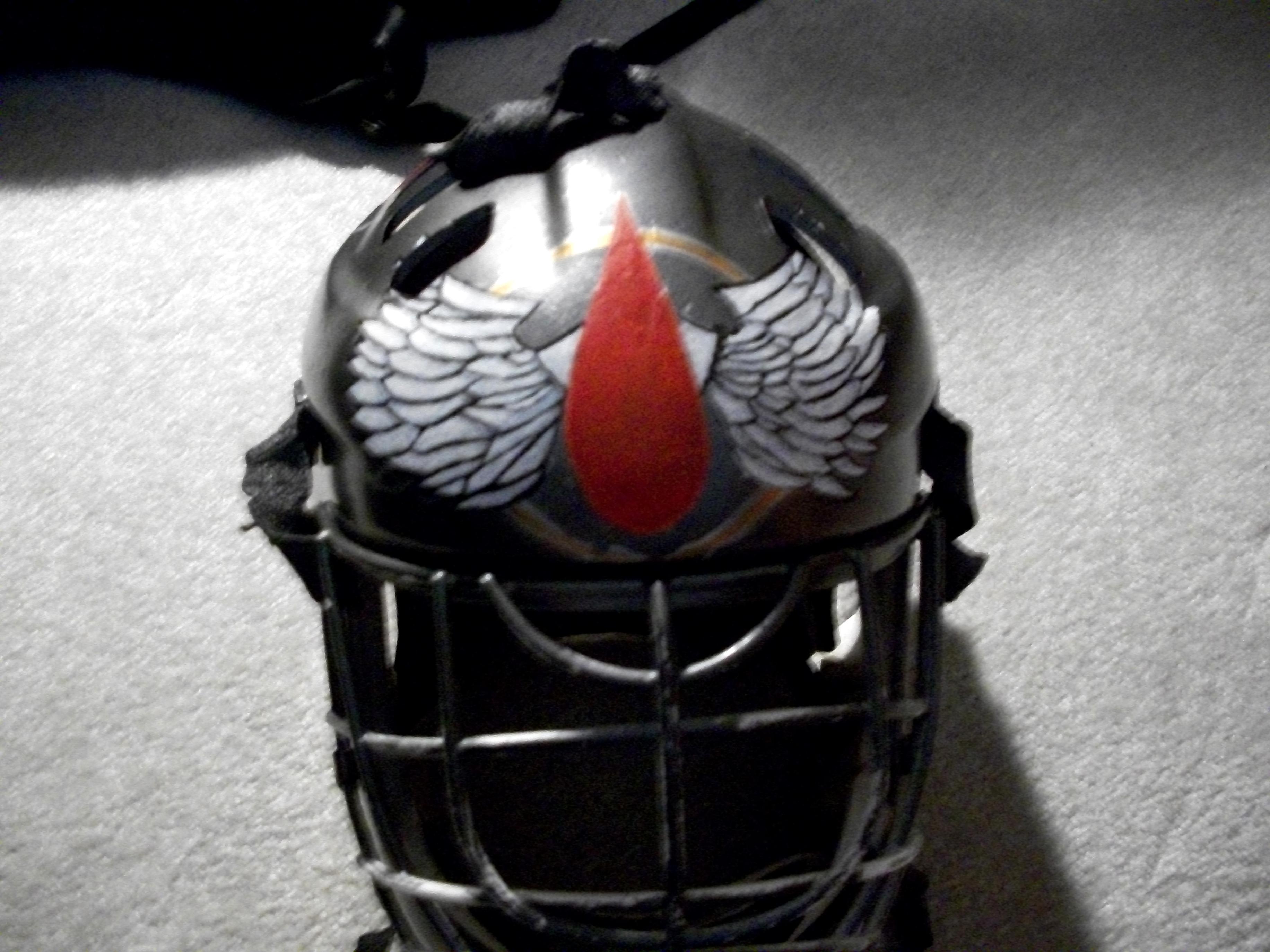 Blood Angels, Blood Drop, Goalie Helmet, Hockey, Space Marines