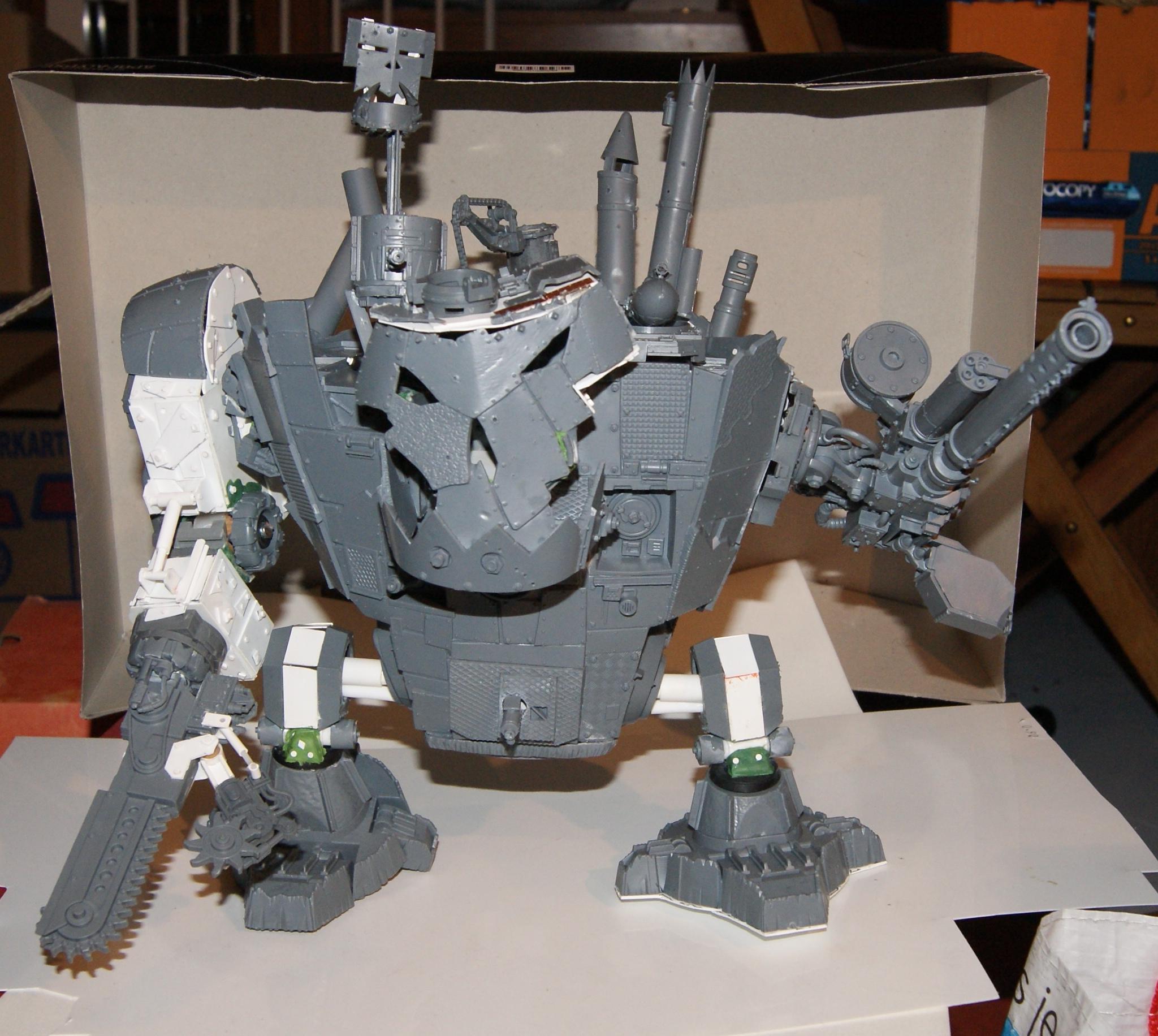 Conversion, Grot Rebellion, Grot Rebels, Grots, Stompa, Warhammer 40,000, Work In Progress