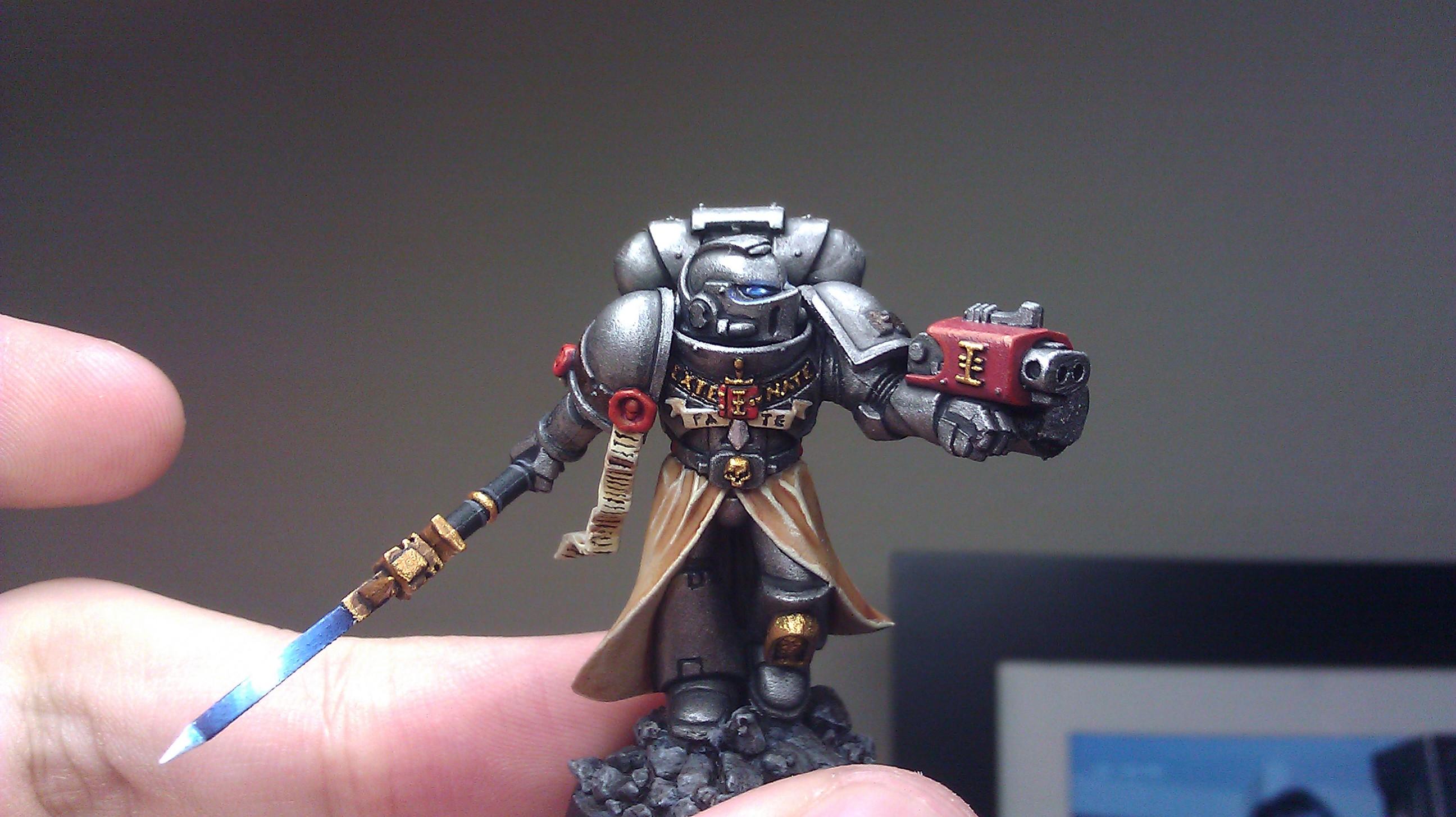 Ammo Drum, Grey Knights, Halberd, Pagk, Power Weapon