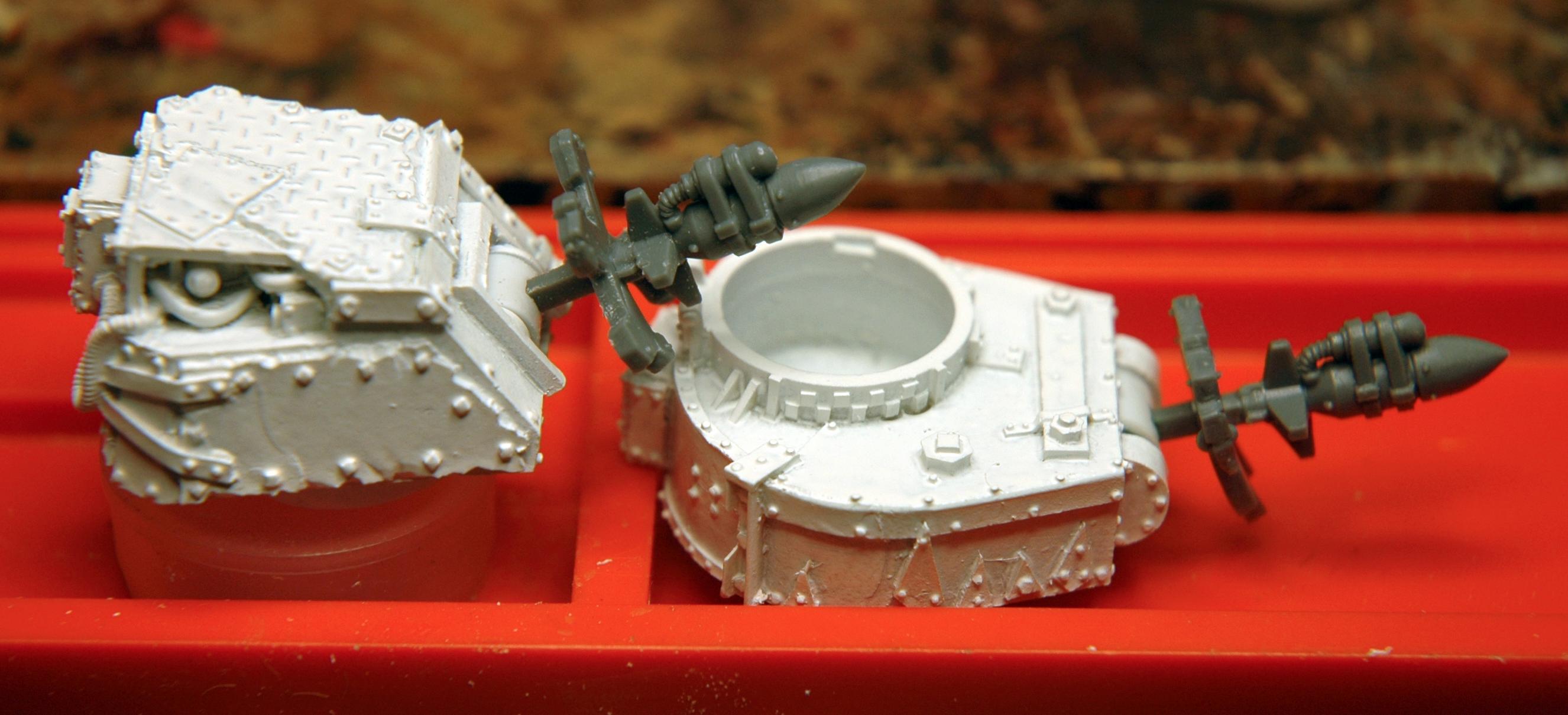 Bad Moons, Conversion, Grot Tank, Missile Launcher, Orks, Warhammer 40,000, Work In Progress