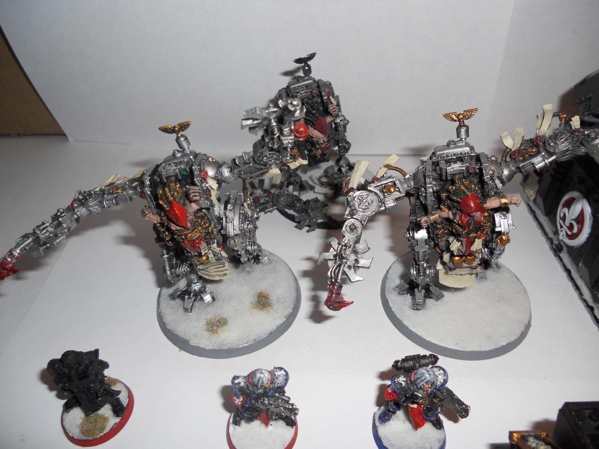 My 3 Penitents, the one on the left is the most done