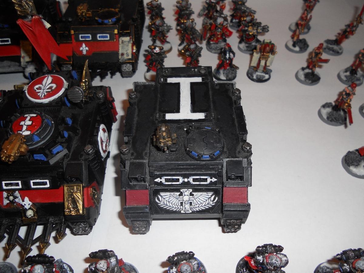 Inquisitor Rhino (probably will go with my GK army once I can get another Immolator kit)