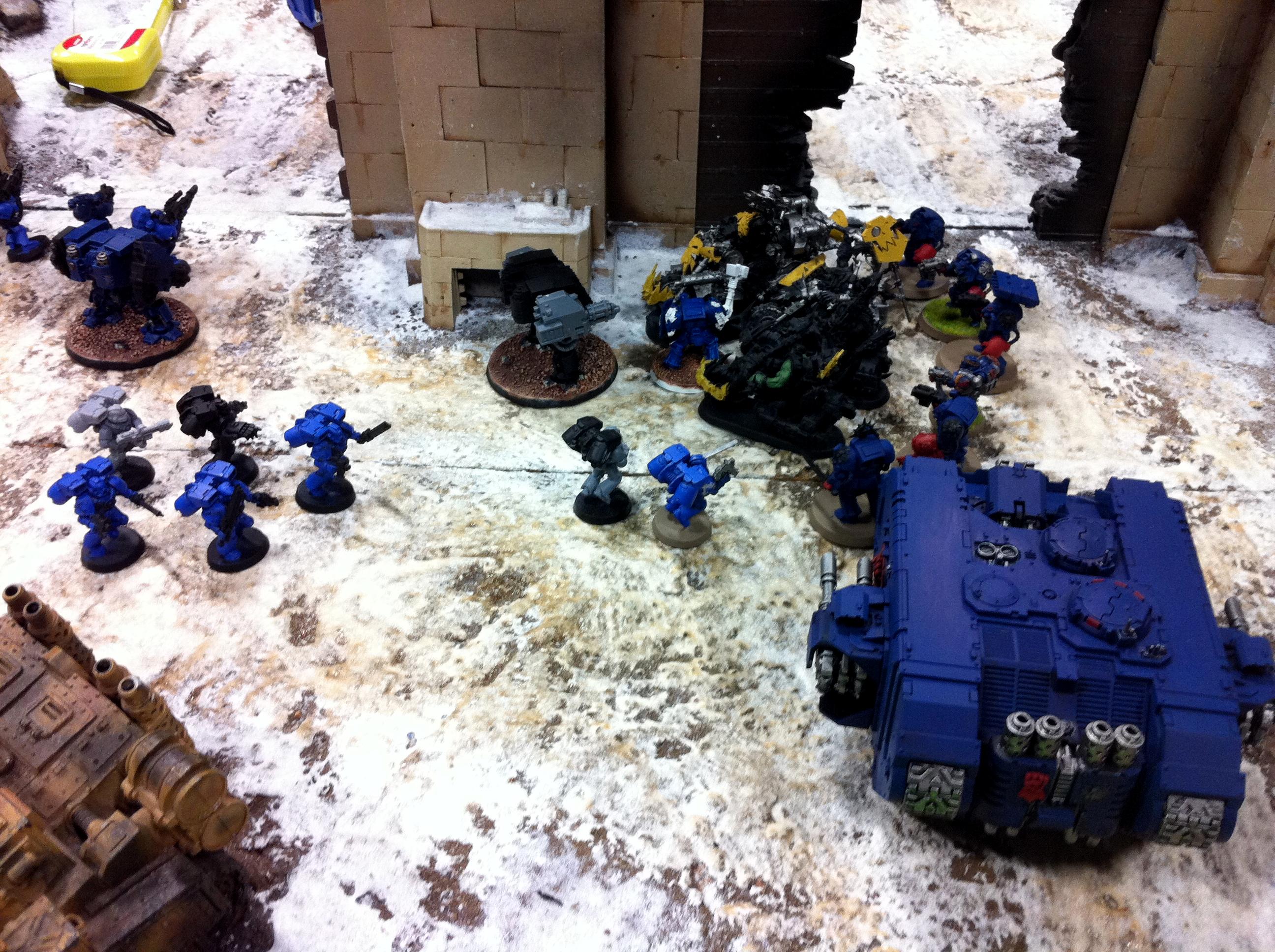 Apocalypse, Crimson Fists, Orks, Warhammer World