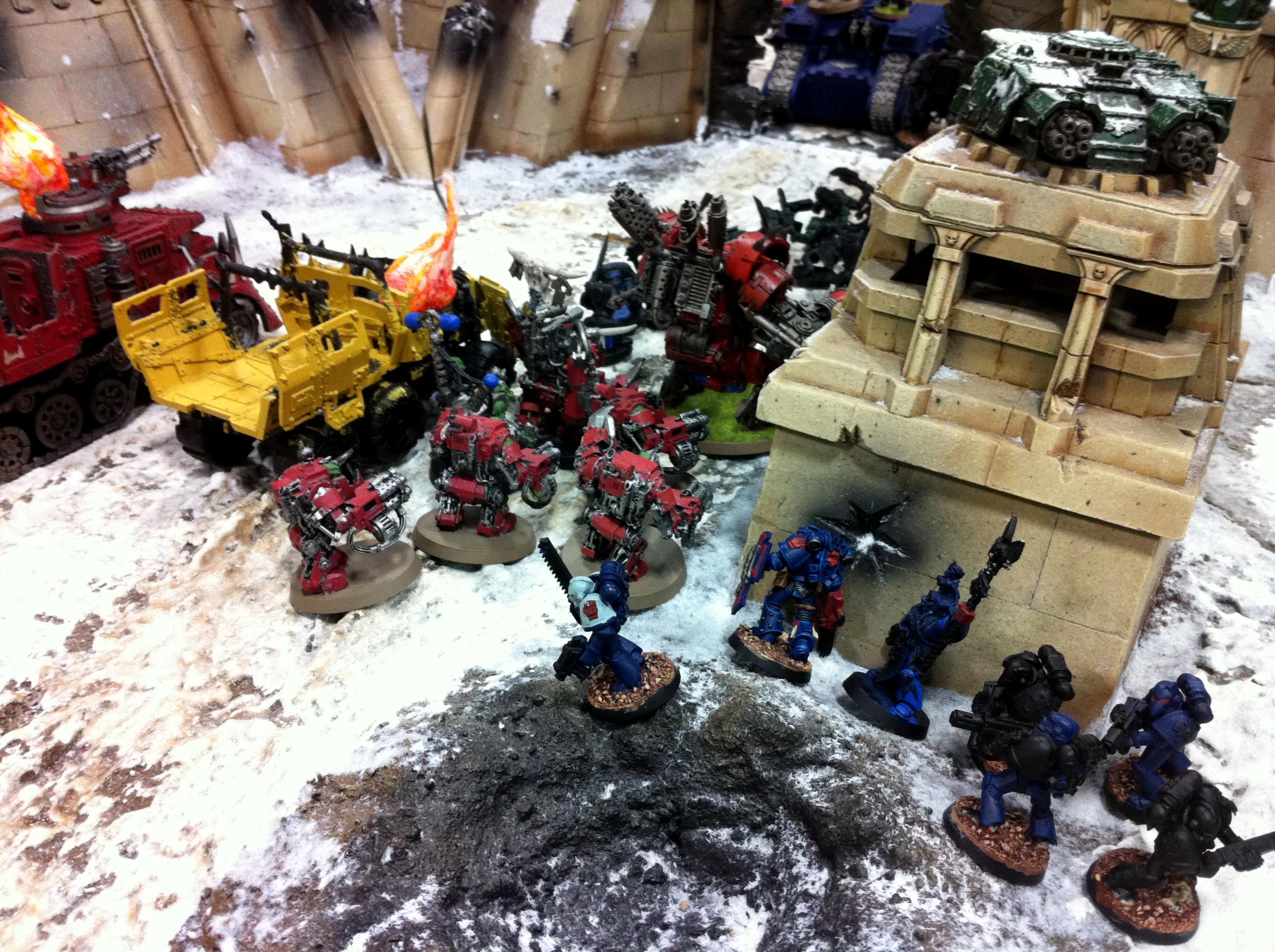 Apocalypse, Crimson Fists, Orks, Warhammer World