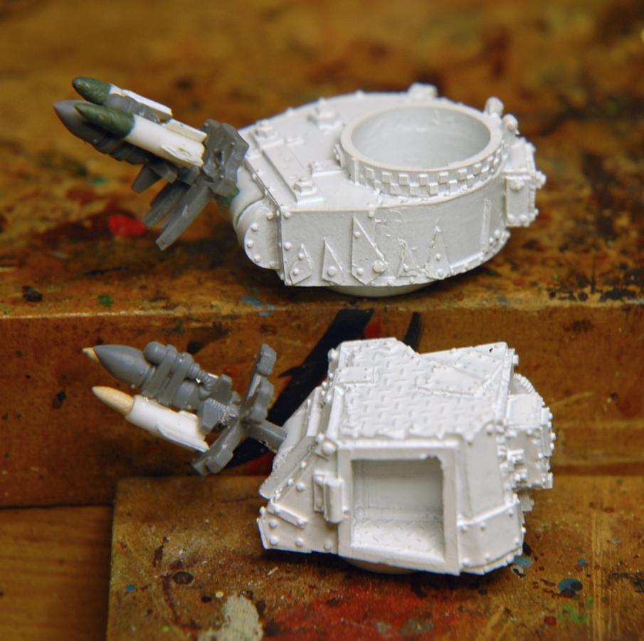Grot Tanks, Orks, Warhammer 40,000, Weapons Modifications, Work In Progress