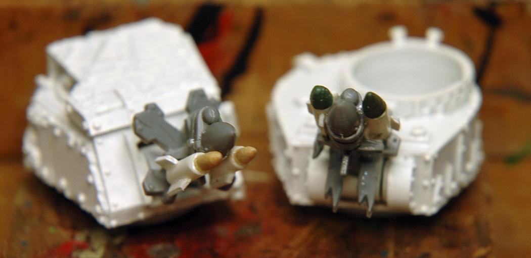 Grot Tanks, Orks, Warhammer 40,000, Weapons Modifications, Work In Progress