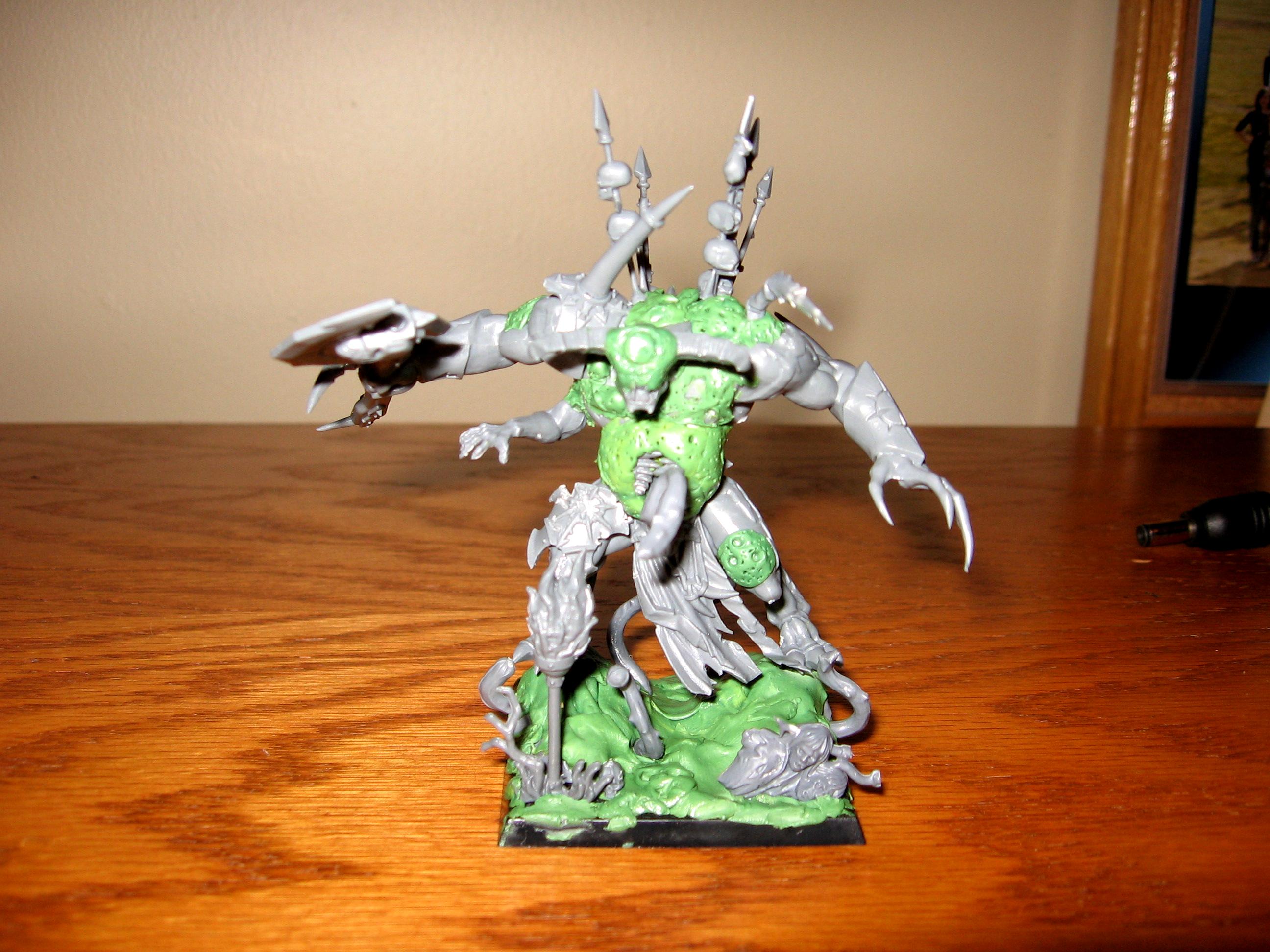 Chaos, Conversion, Cool, Daemon Prince, Gore, Greenstuff, Nurgle, Nurgle Daemon Prince, Scratch Build
