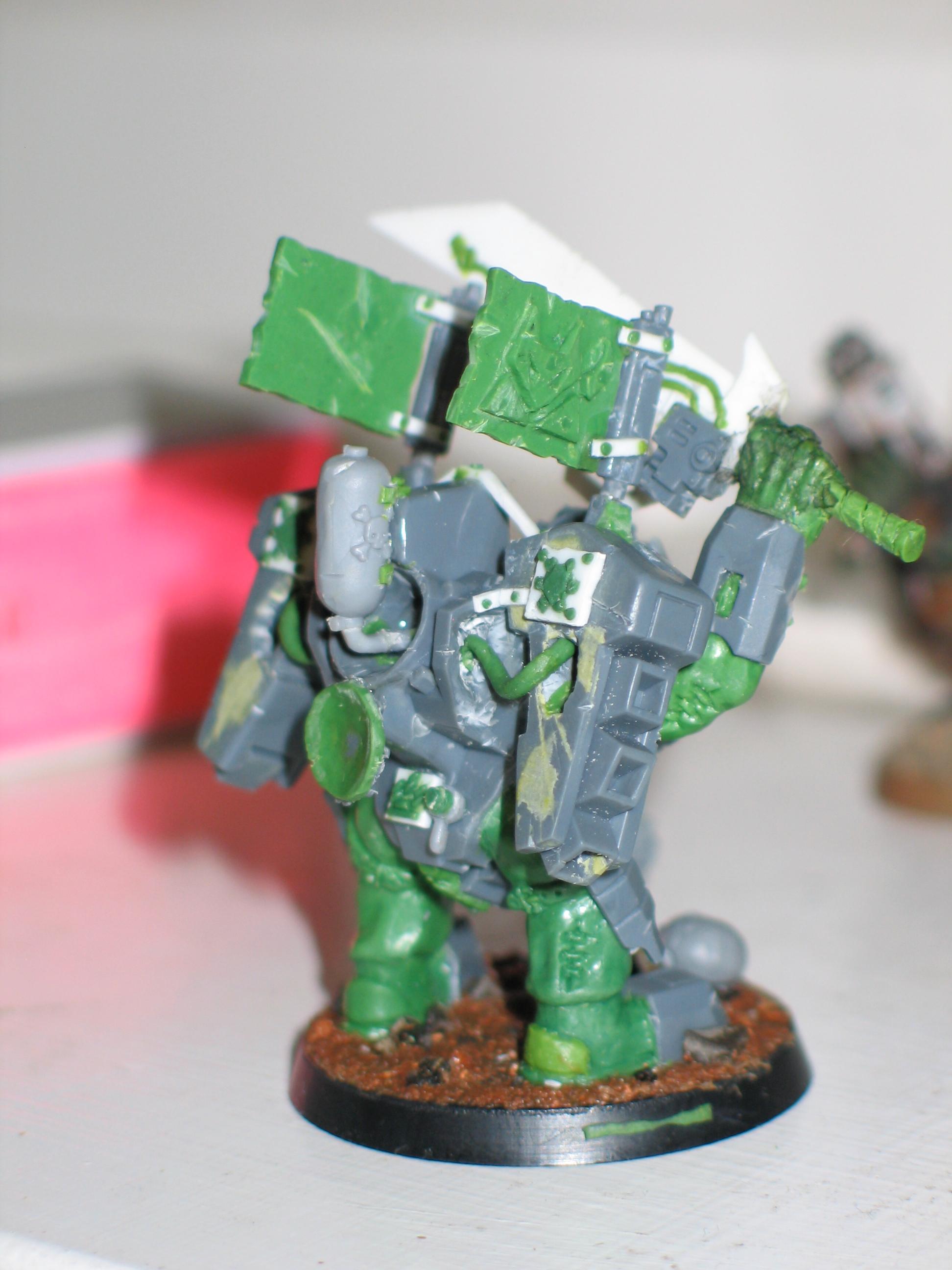 Conversion, Decepticon, Orks, Scratch Build, Transformer, Unpainted, Warboss, Work In Progress