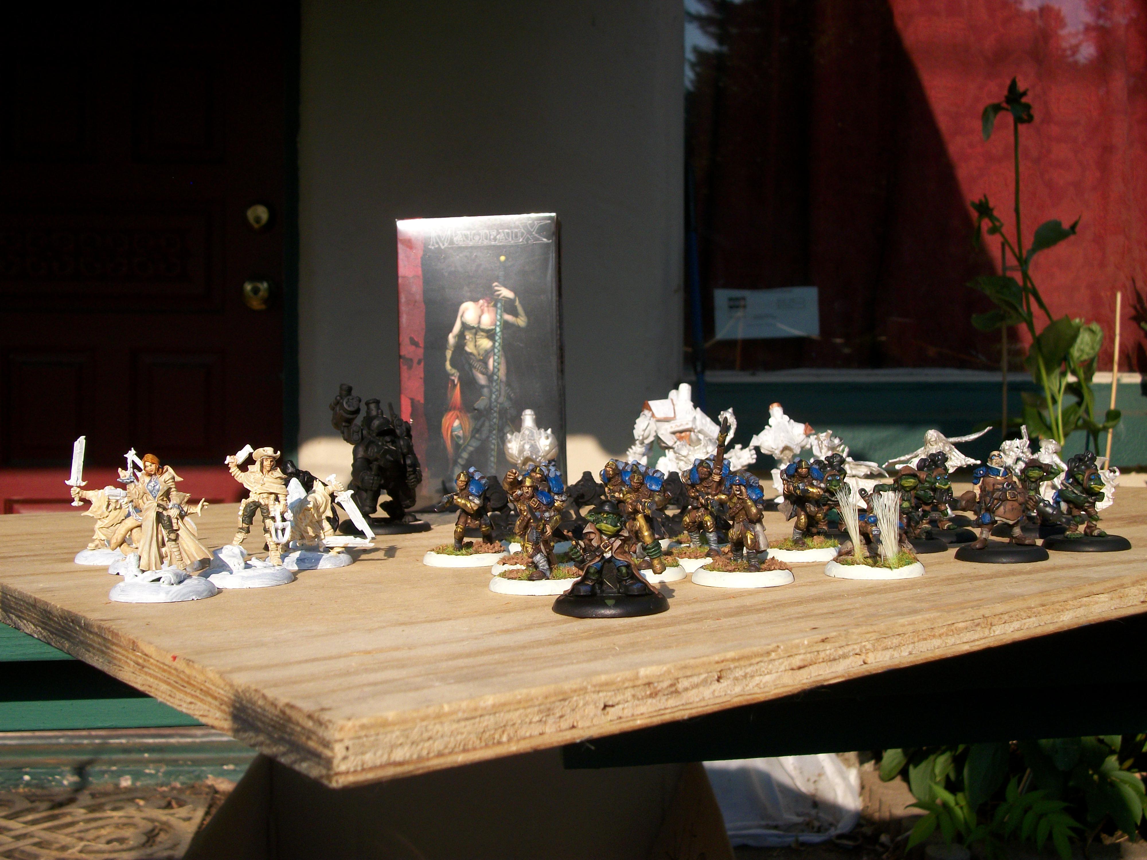 The mass of painted and not