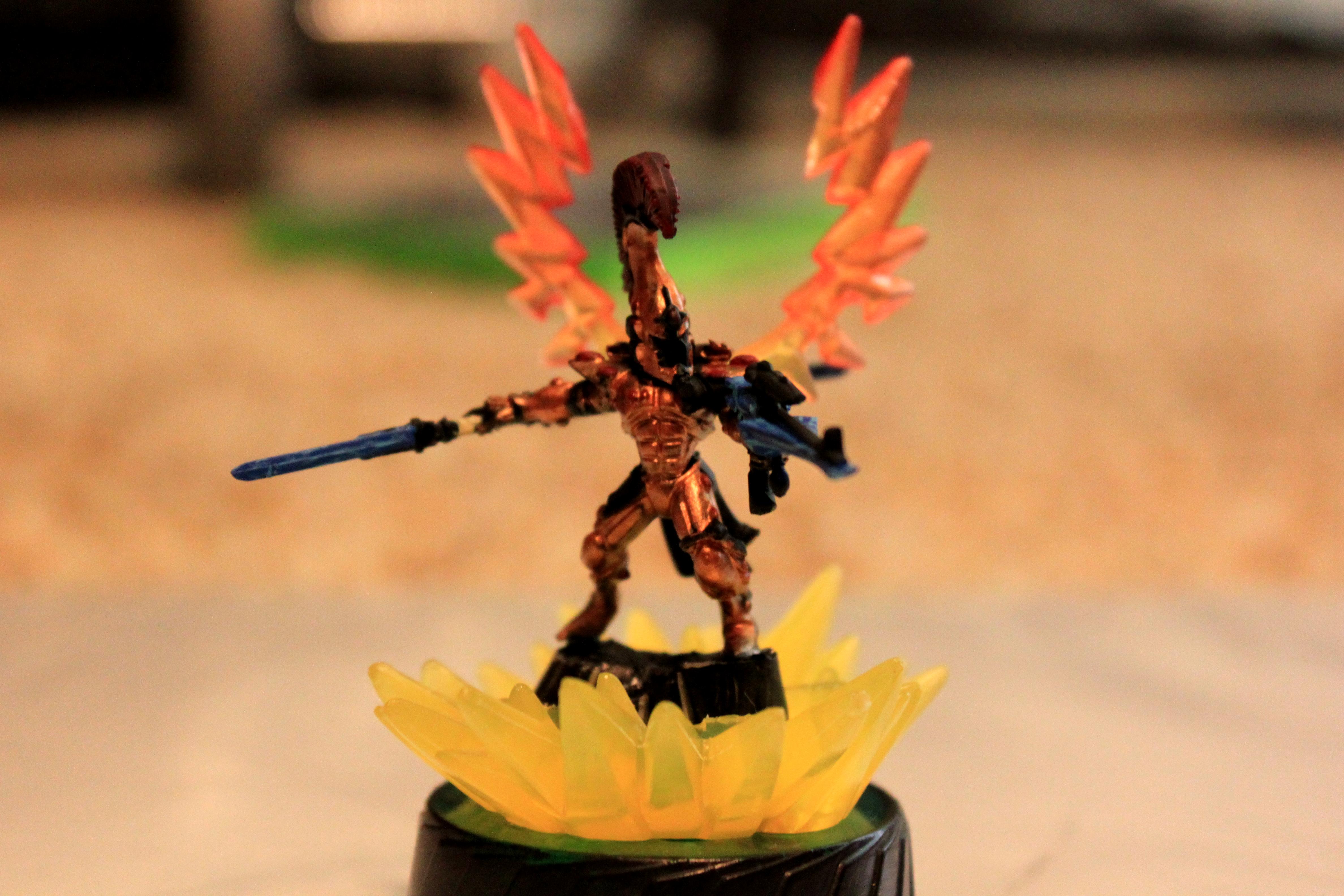 Dire Avengers, Eldar, Epic Wings, Modeling, Power Weapons, Spartans