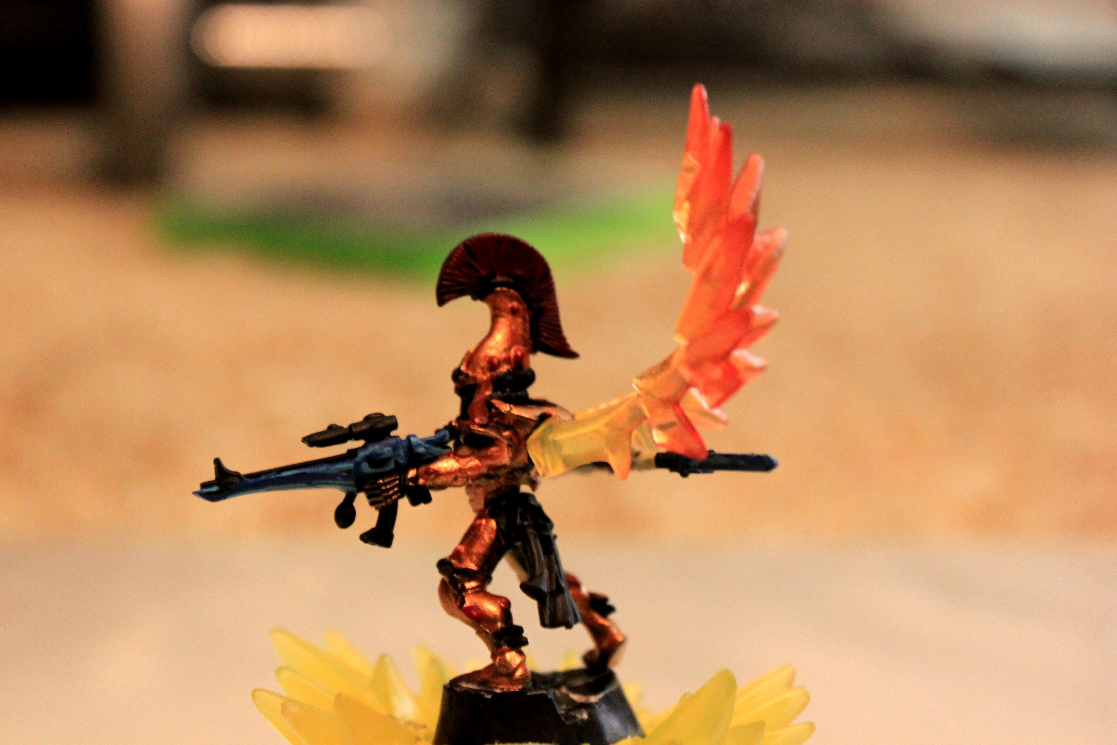 Dire Avengers, Eldar, Epic Wings, Modeling, Power Weapons, Spartans