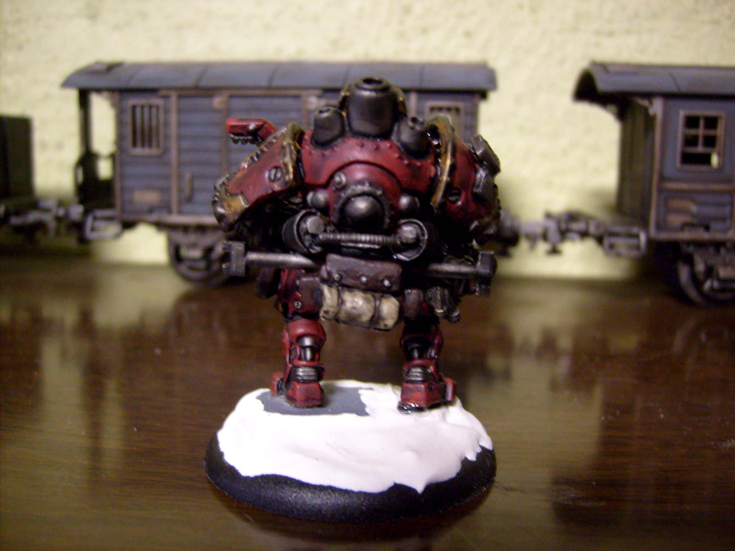 Battle, Khador, Man-o-war, Mechaniks, Officer, Warmachine