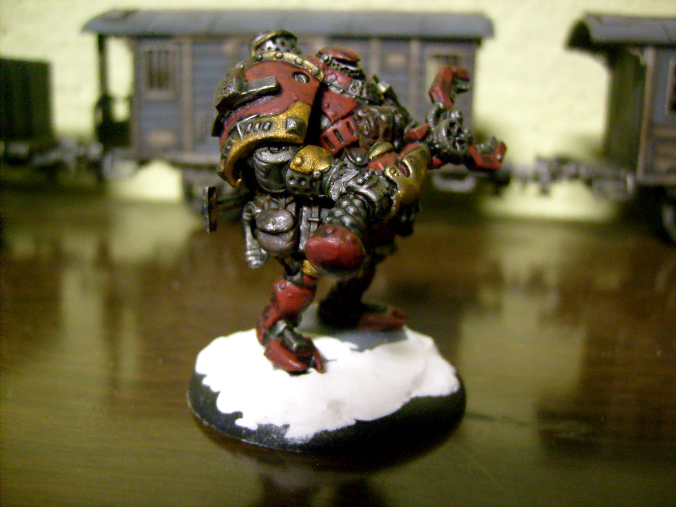 Battle, Khador, Man-o-war, Mechaniks, Officer, Warmachine