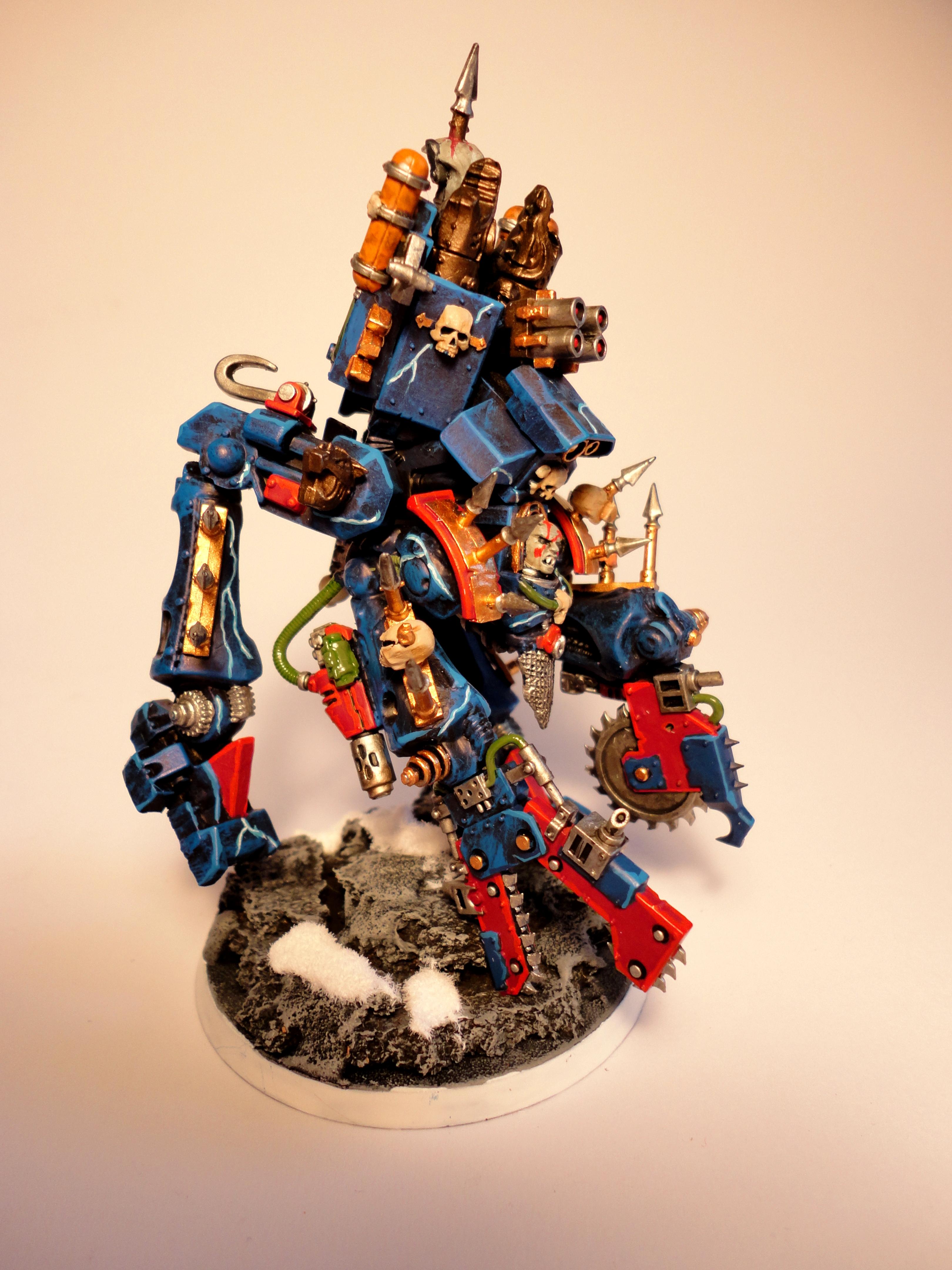 Chaos, Chaos Space Marines, Conversion, Dreadnought, Night Lords, Space Marines, Undivided, Warhammer 40,000