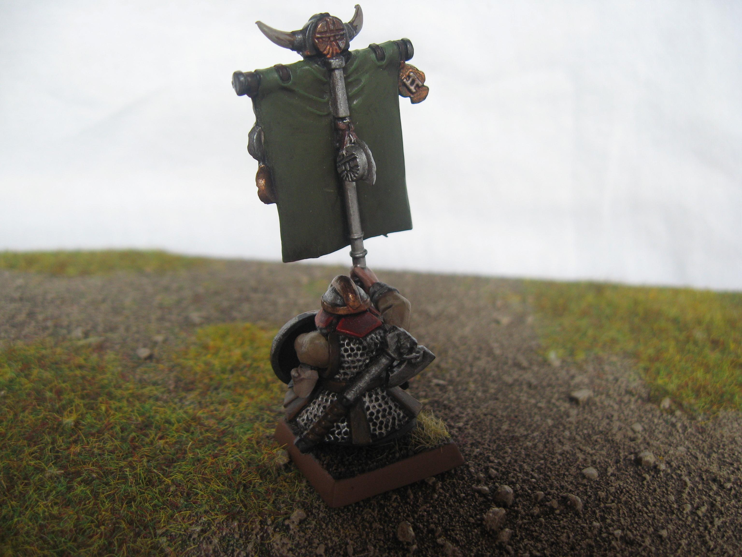 Dwarves, Standard Bearer, Warhammer Fantasy